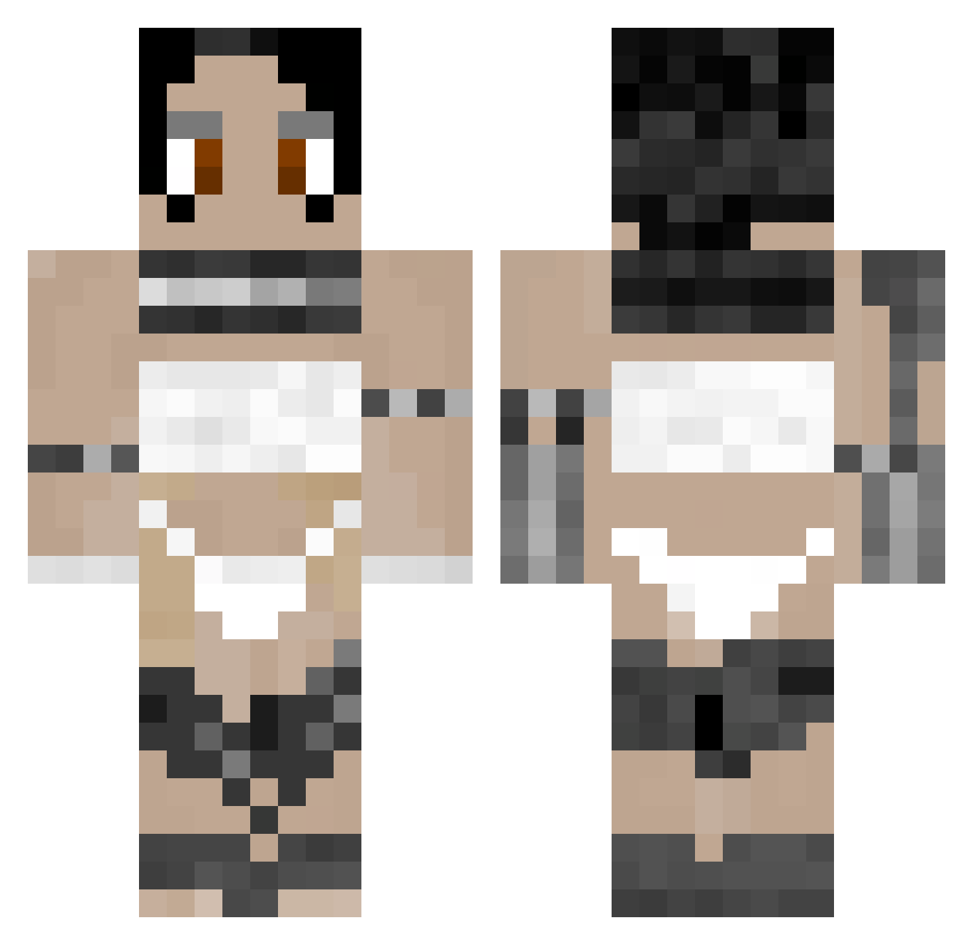 tylen0l_babii Minecraft skin, front and back view