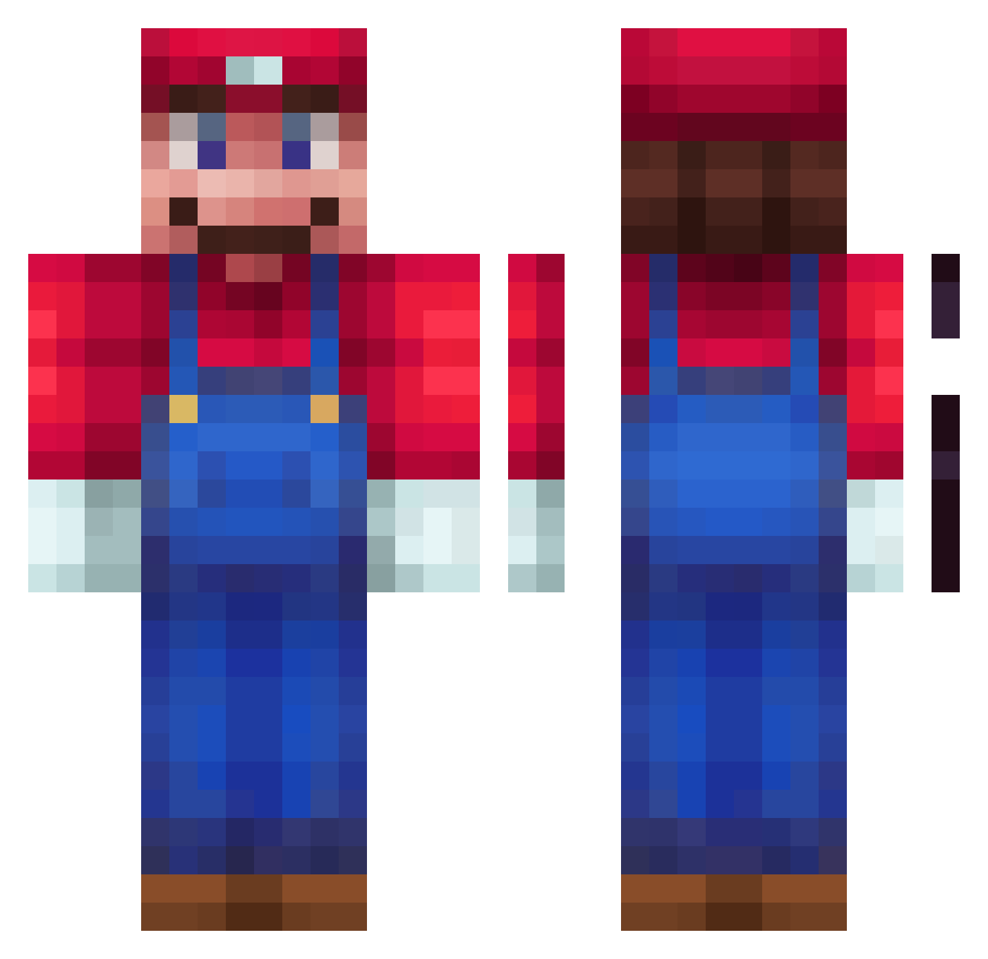 iNotGonzalezOne_ Minecraft skin, front and back view