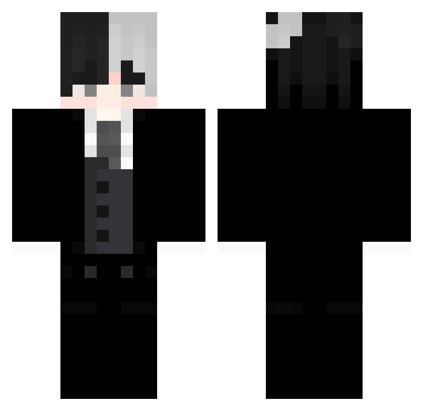 xizen_ Minecraft skin, front and back view