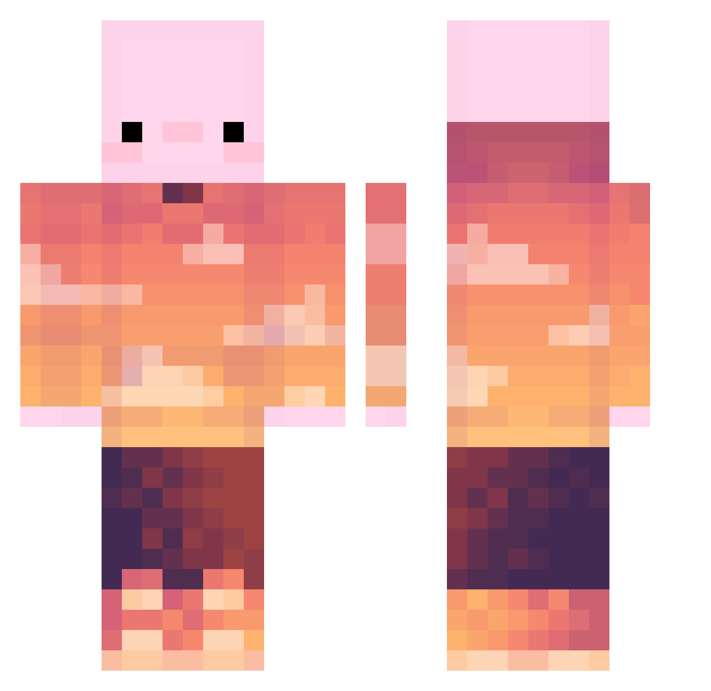 Serend1pity__ Minecraft skin, front and back view