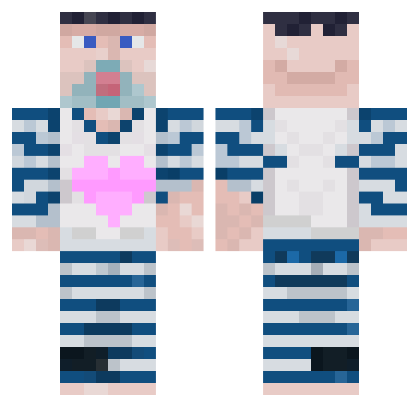 coolthiefkiller Minecraft skin, front and back view