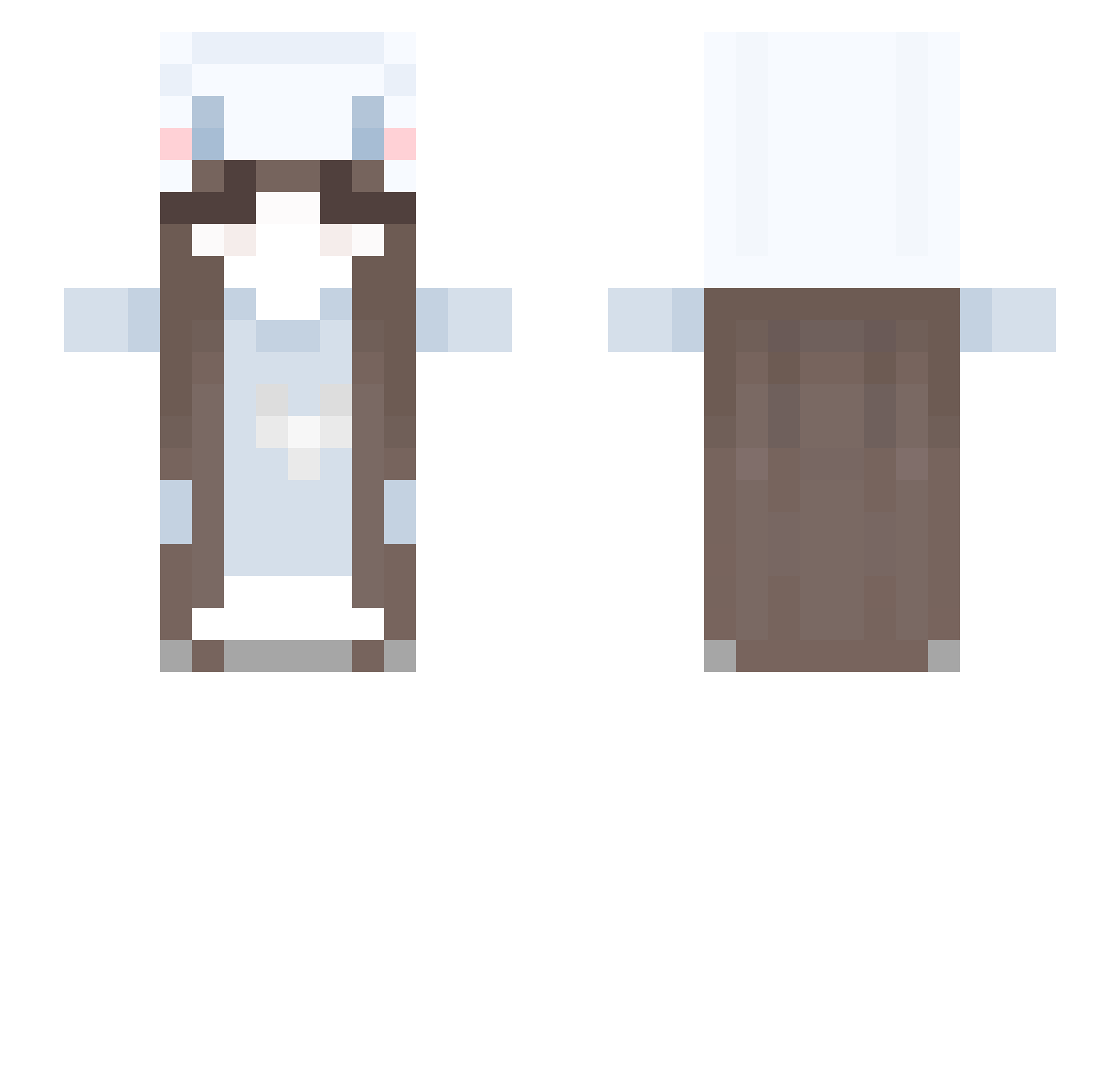 RexOffend3r Minecraft skin, front and back view