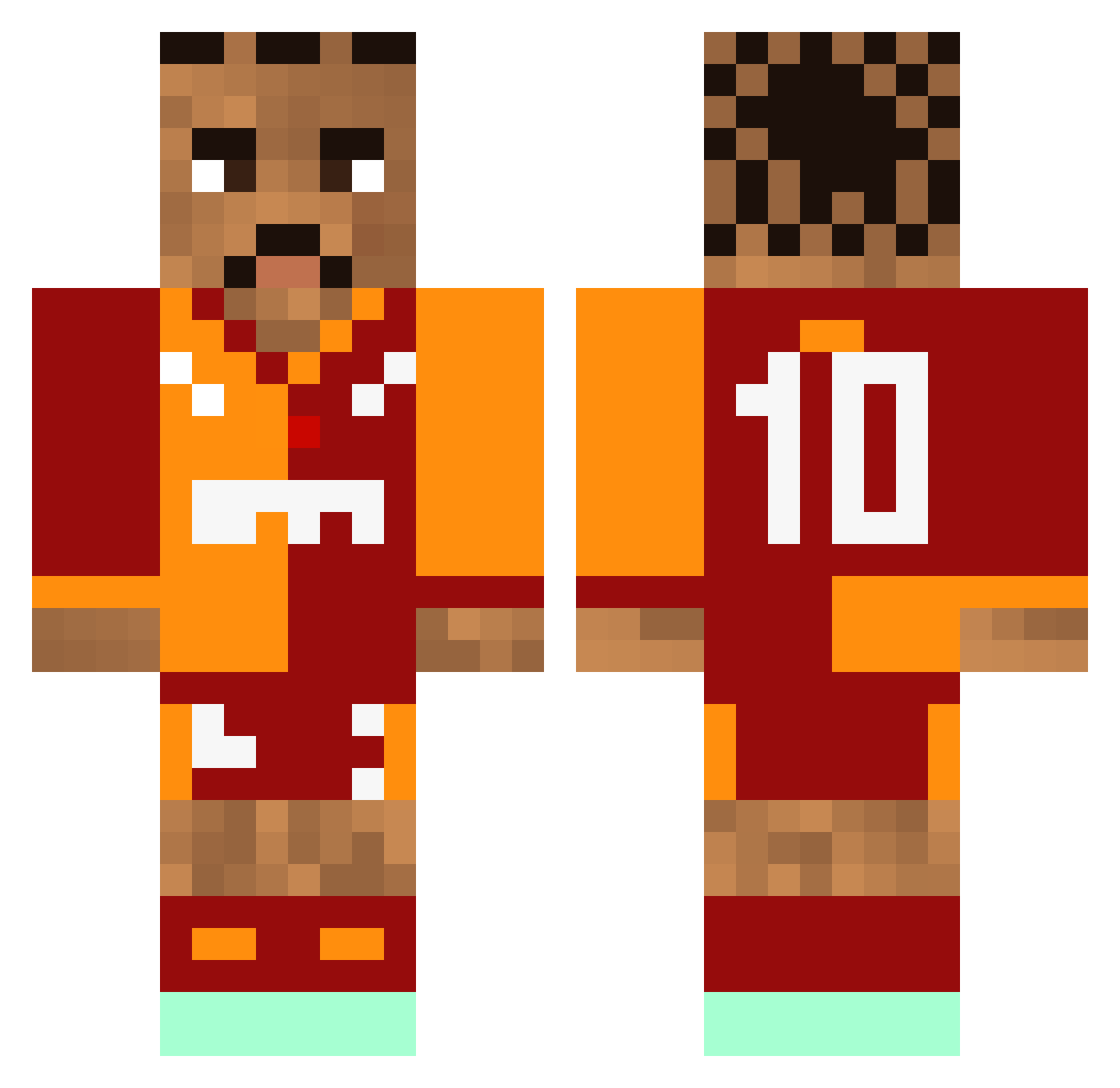 Alibey_ Minecraft skin, front and back view