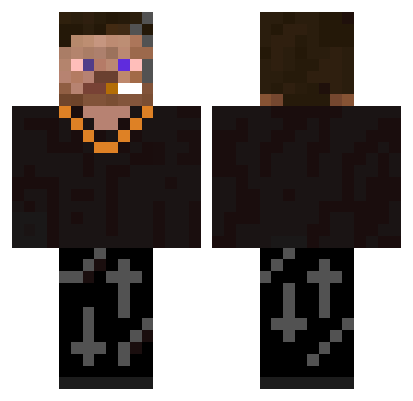 olkoliuszz Minecraft skin, front and back view