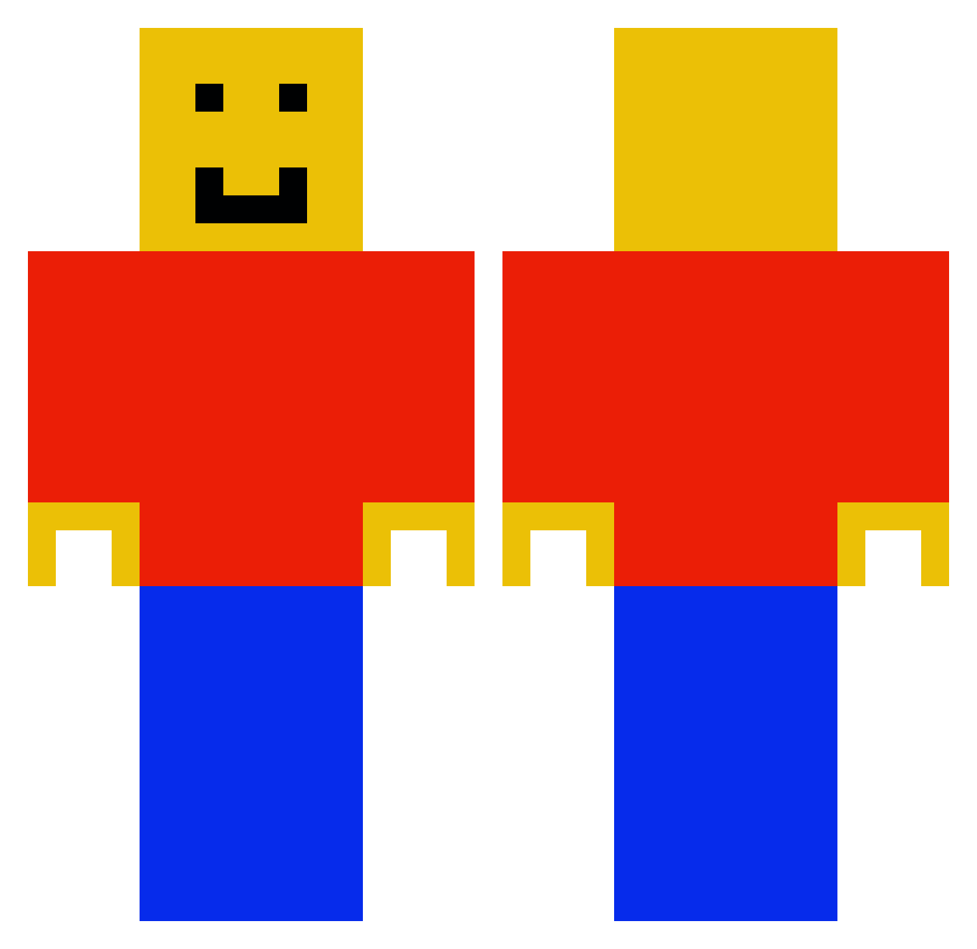ghostly1972 Minecraft skin, front and back view