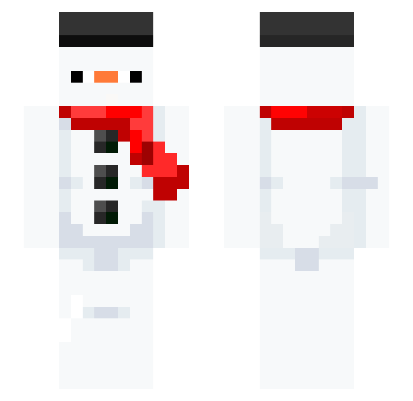 TrombaRakietowa Minecraft skin, front and back view