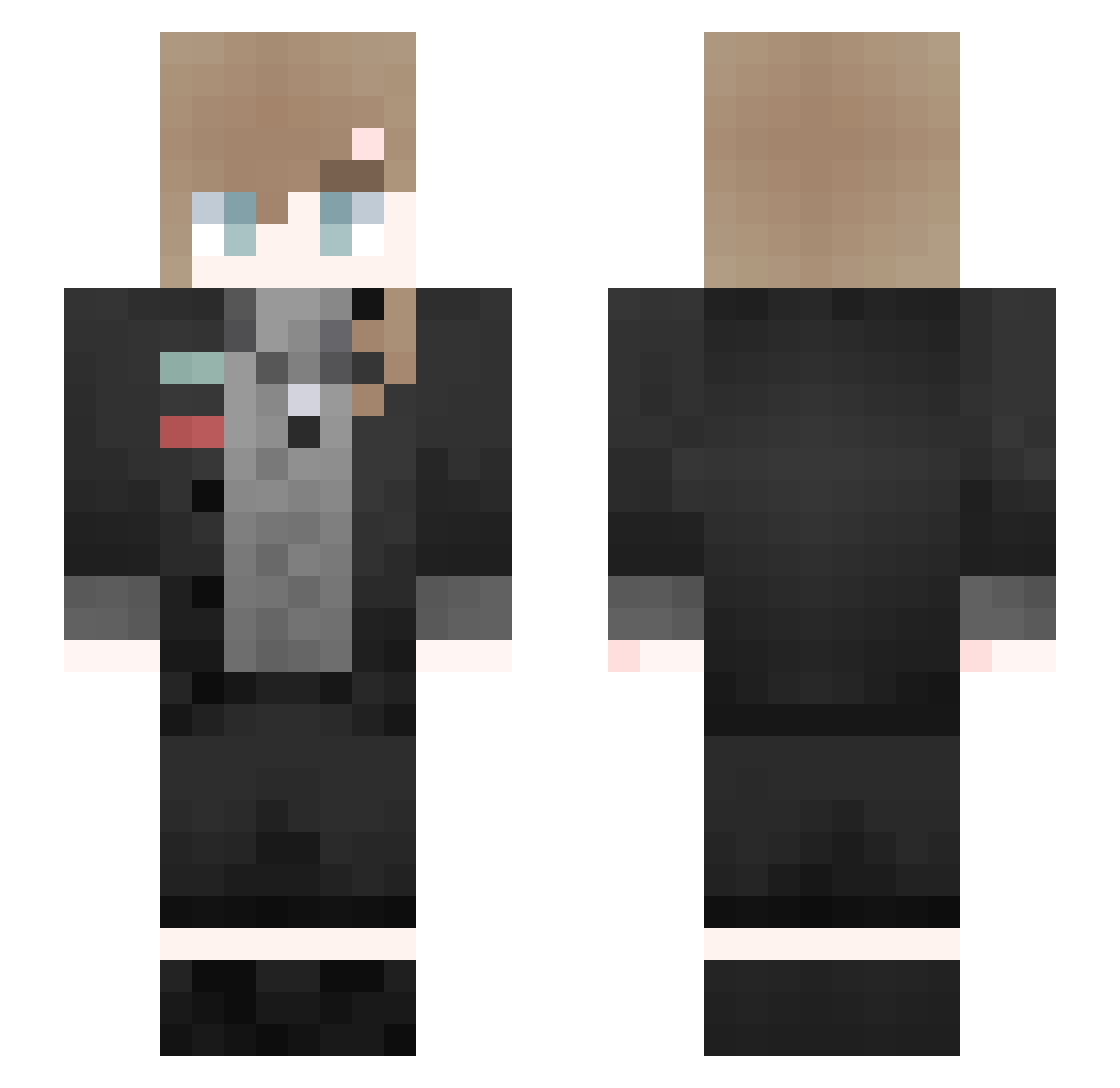 liilliiil Minecraft skin, front and back view