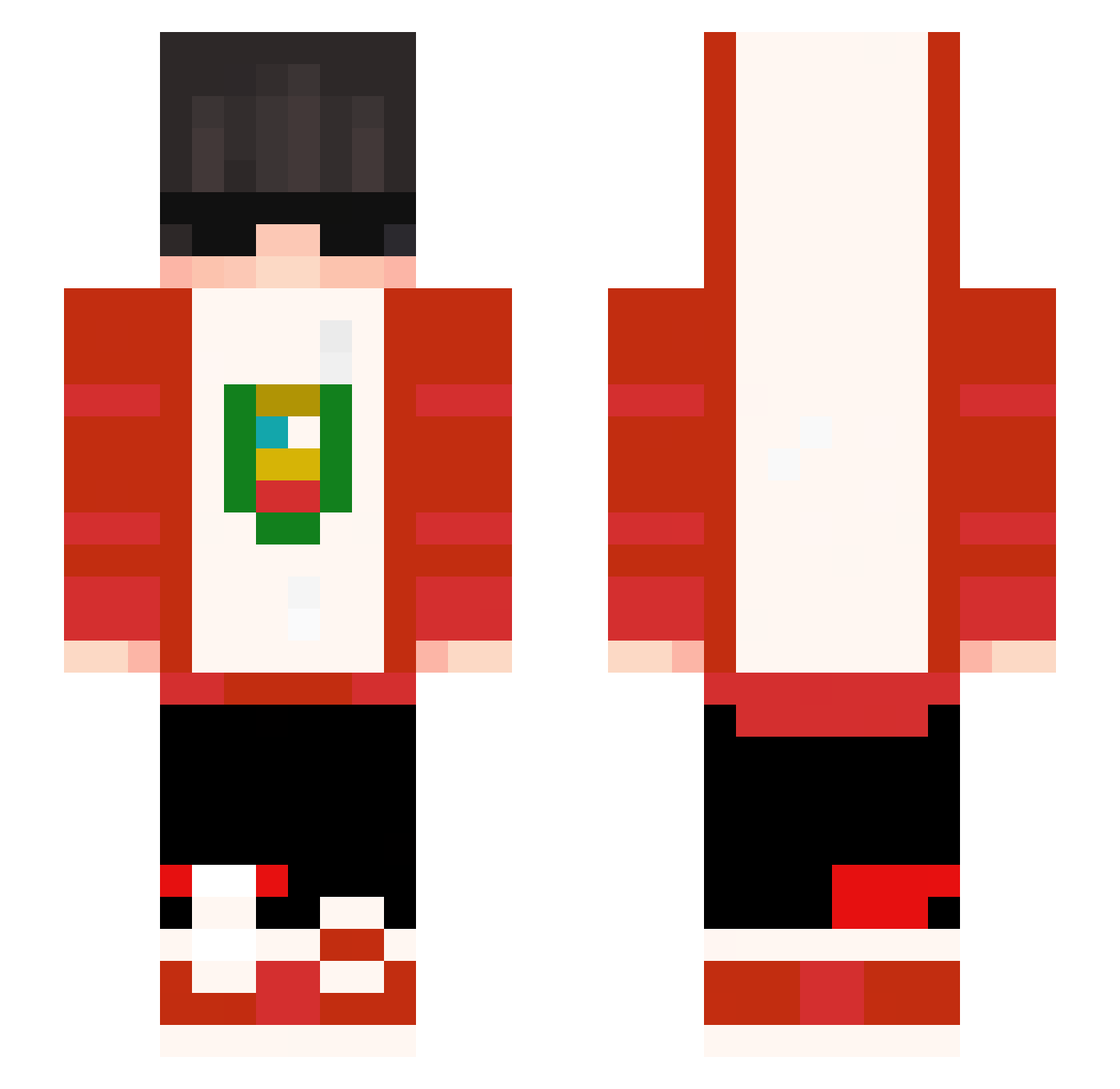 XAndrehXDBy2011_ Minecraft skin, front and back view