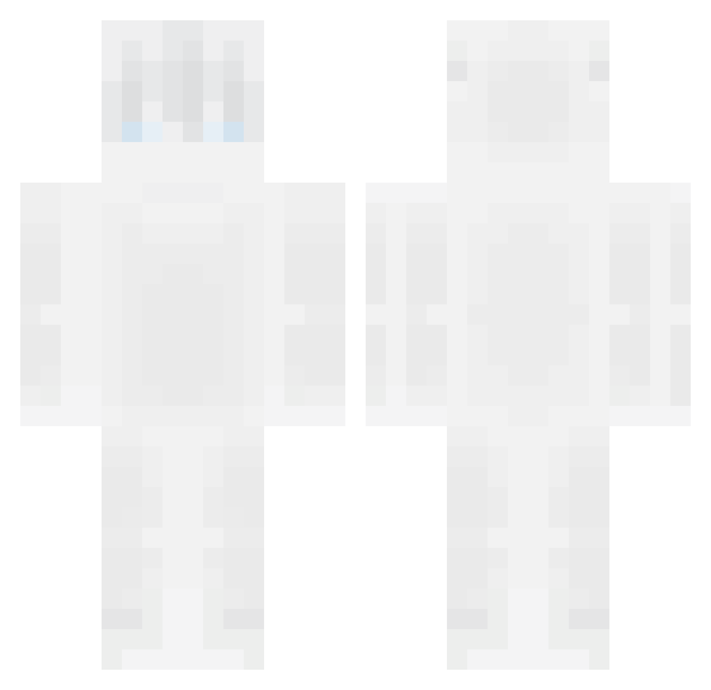 Snuspackerl Minecraft skin, front and back view