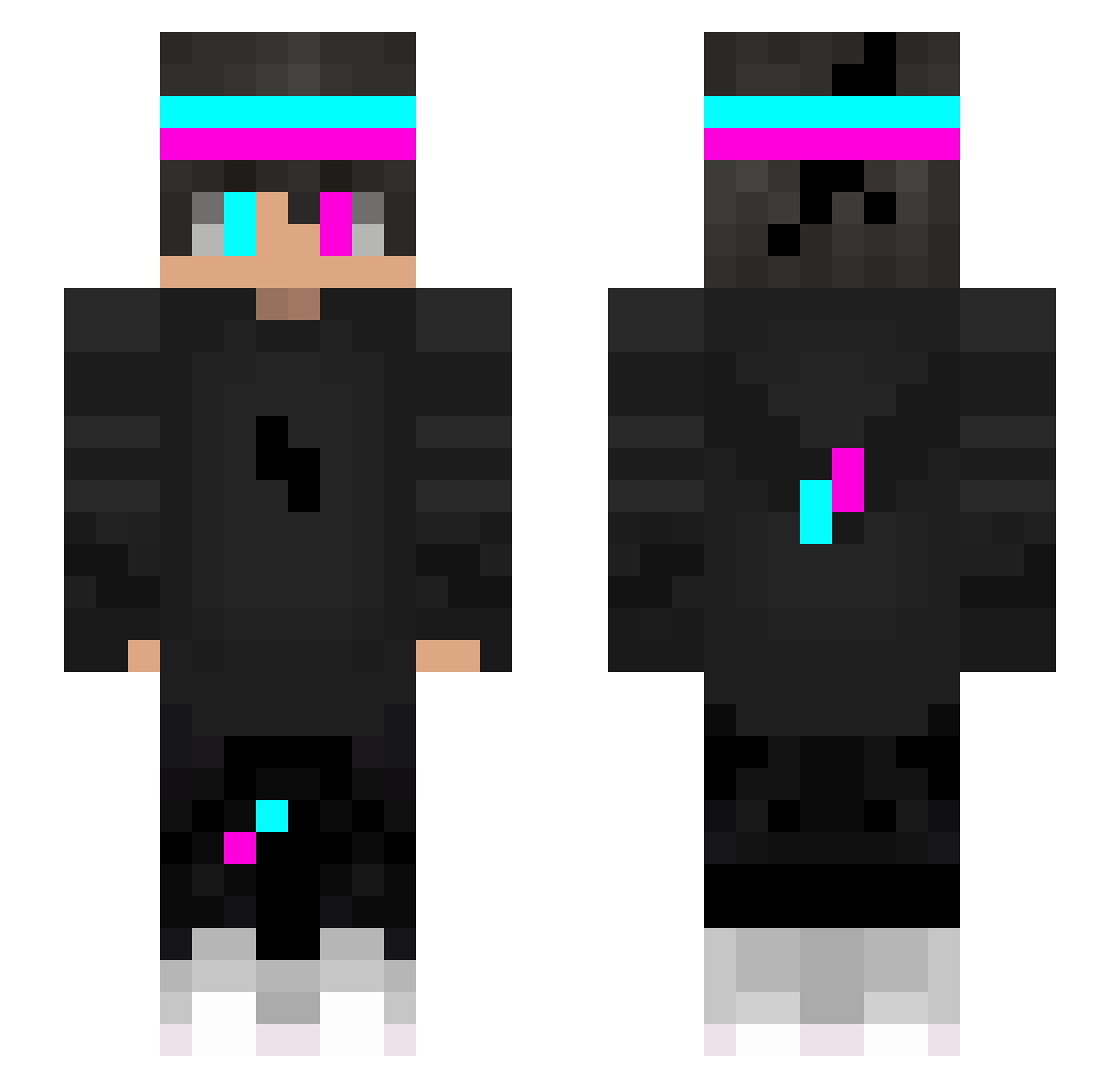 StinkedeAap Minecraft skin, front and back view