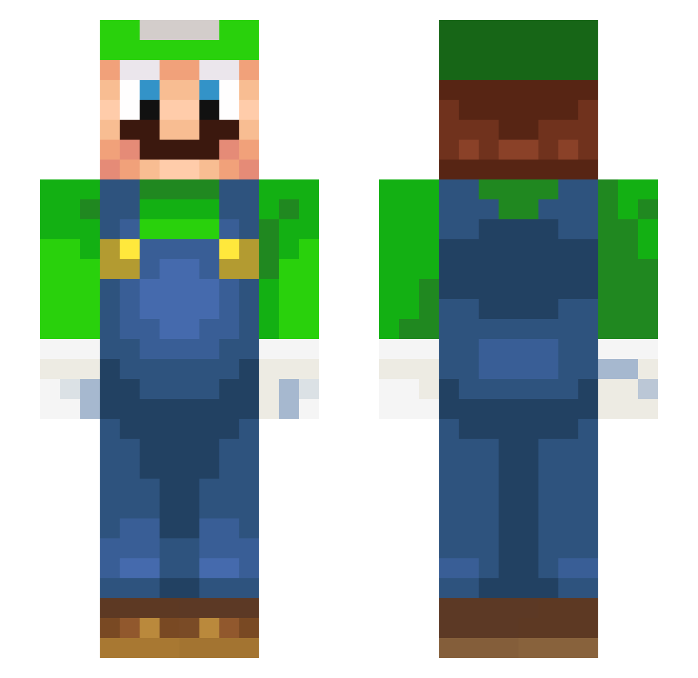 6anda_ Minecraft skin, front and back view
