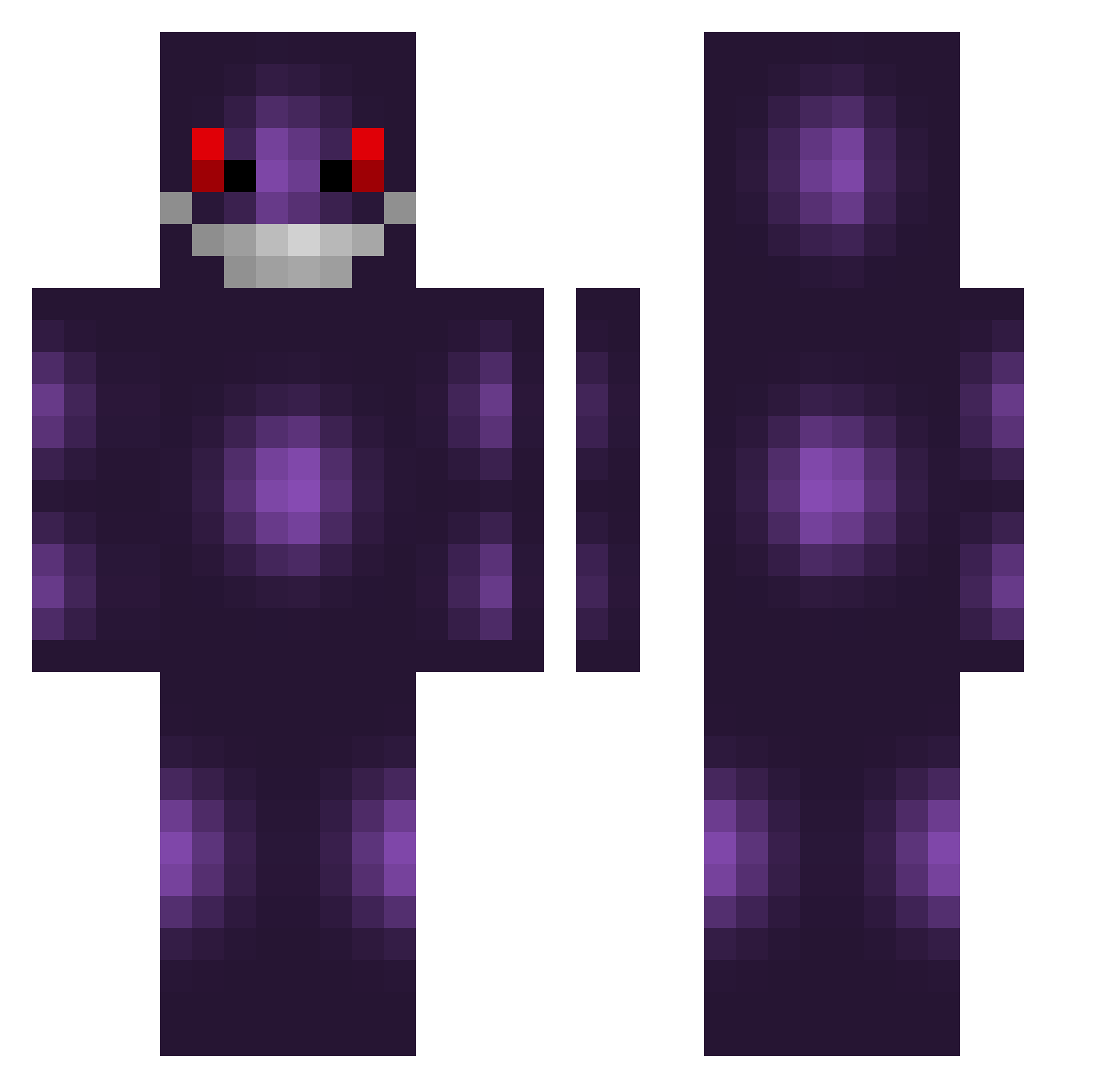 JohnnyCoolMan17 Minecraft skin, front and back view