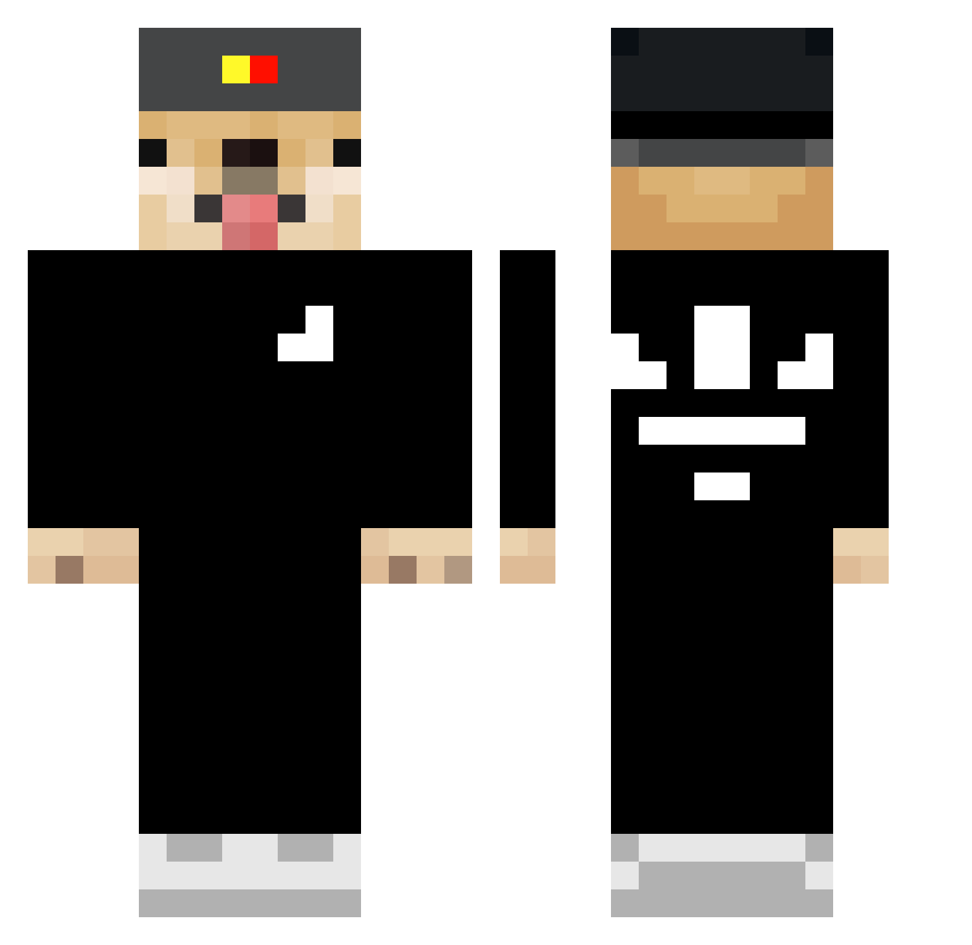 _txd Minecraft skin, front and back view