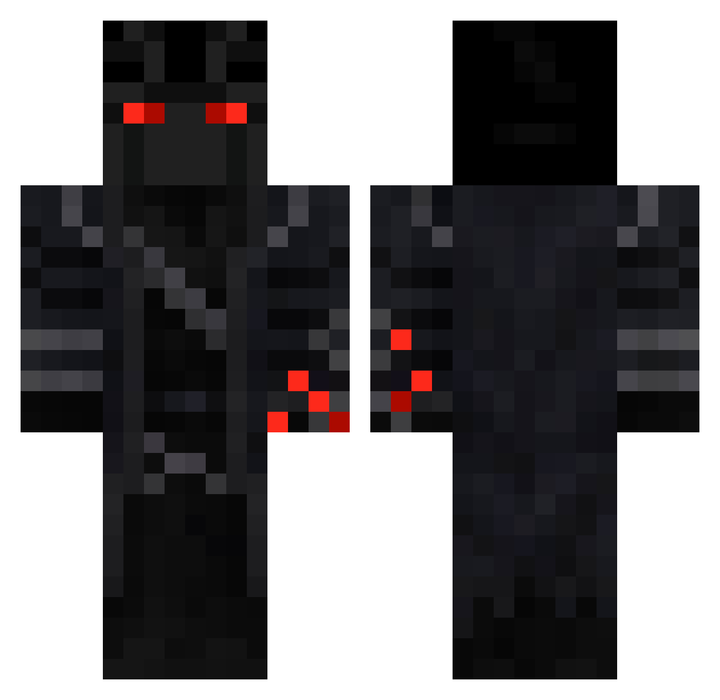 _Japuszko_33 Minecraft skin, front and back view