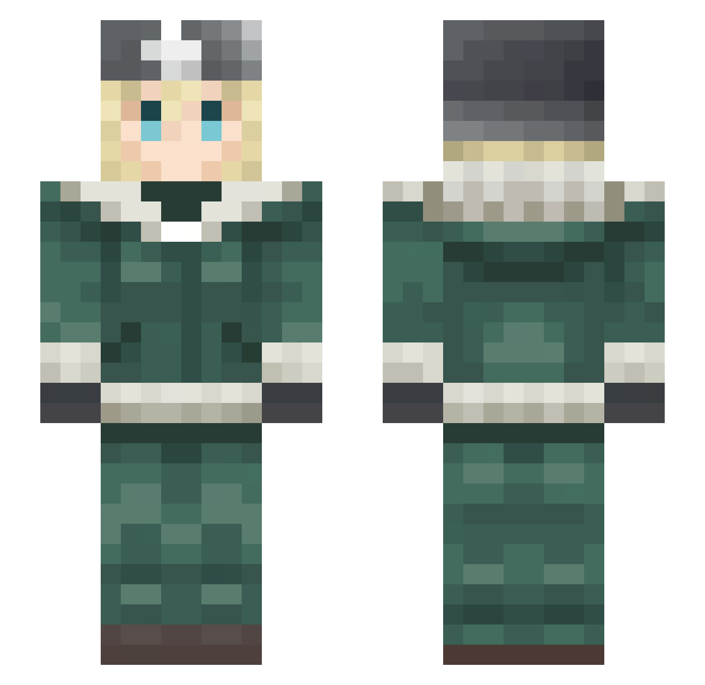 astraalechoes Minecraft skin, front and back view