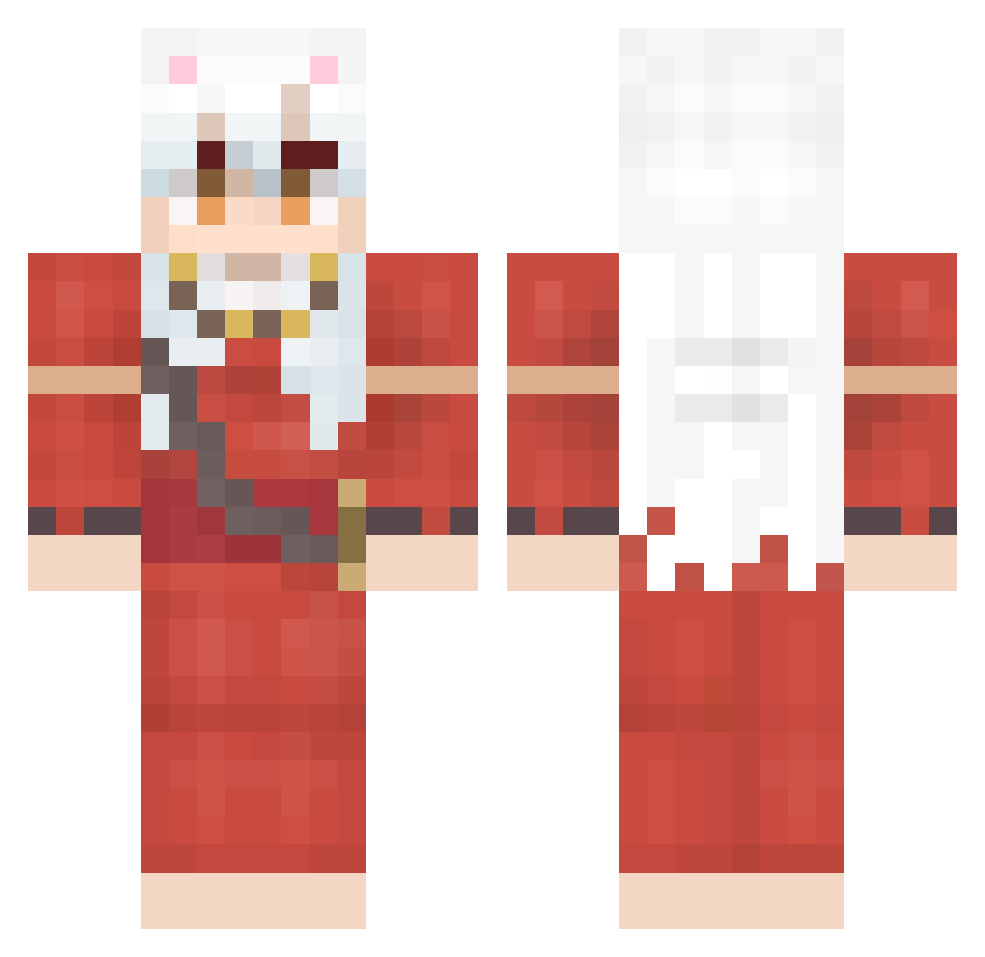 skfnxh9381 Minecraft skin, front and back view
