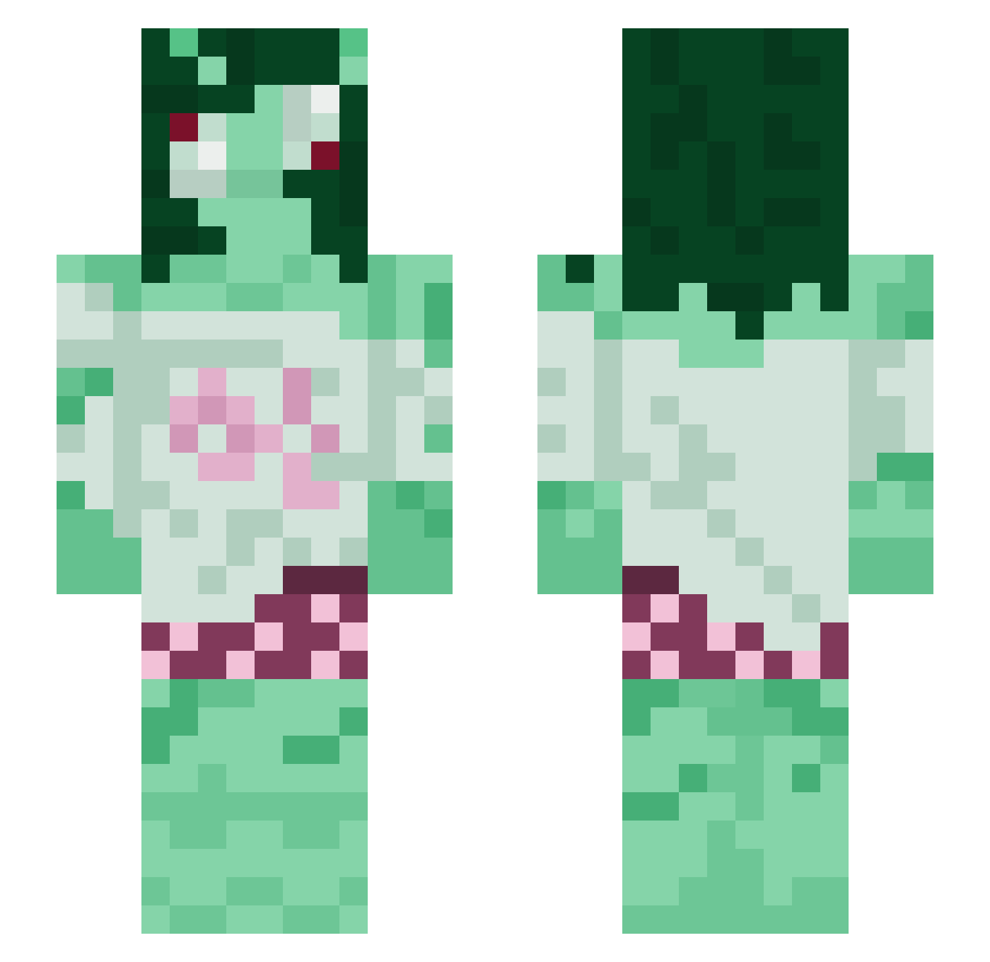 GentlemanGragas Minecraft skin, front and back view