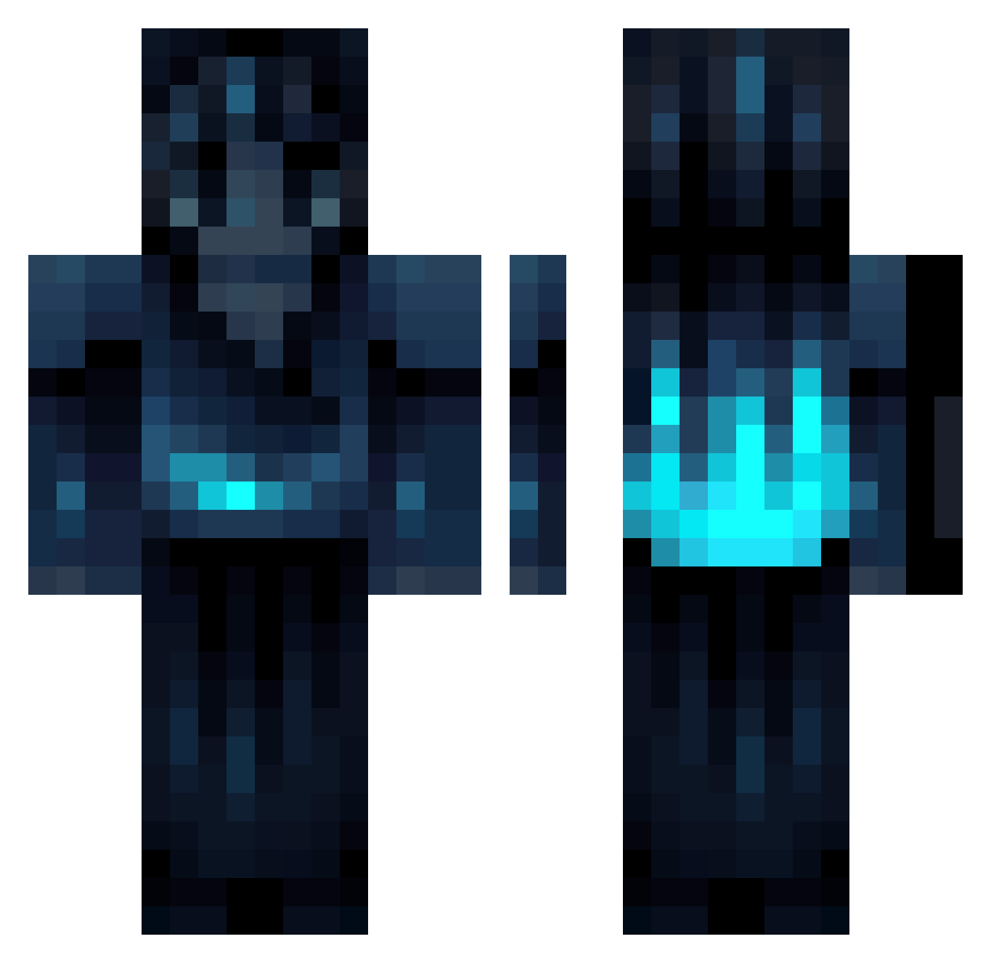 _Racer_ Minecraft skin, front and back view