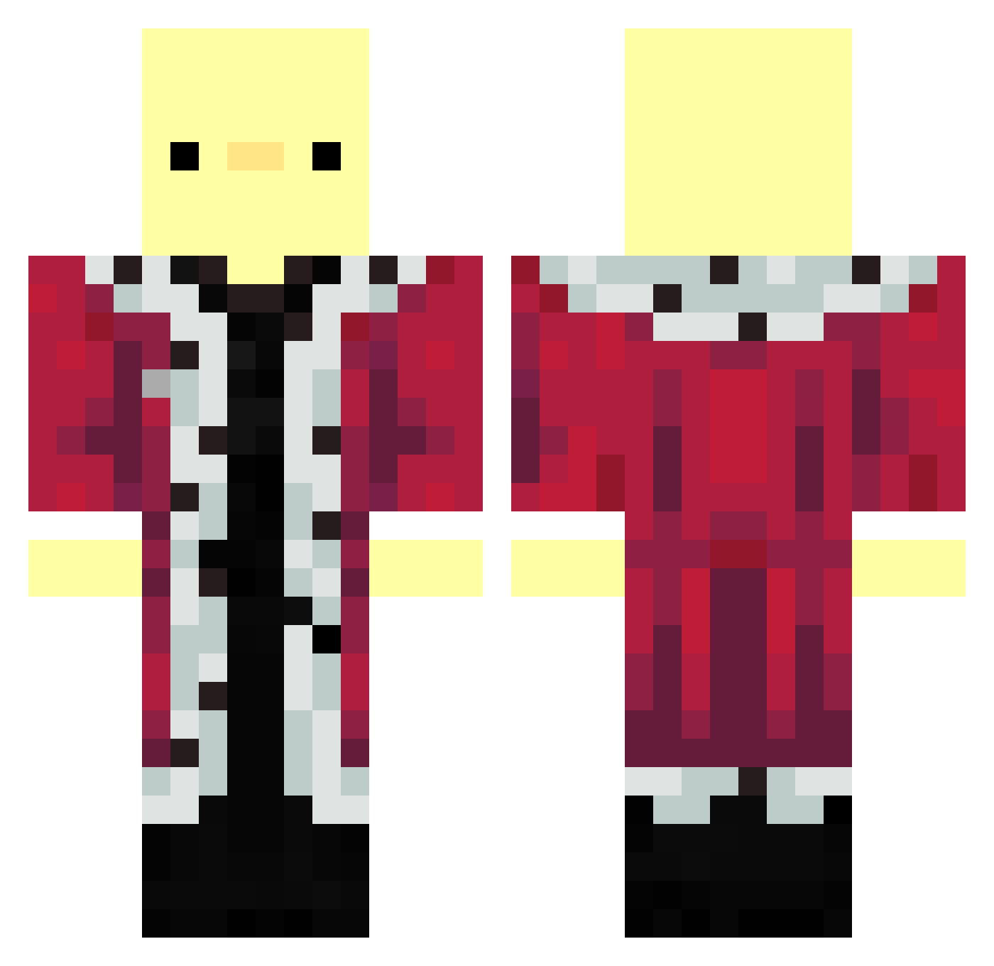 TACOLOCO13 Minecraft skin, front and back view