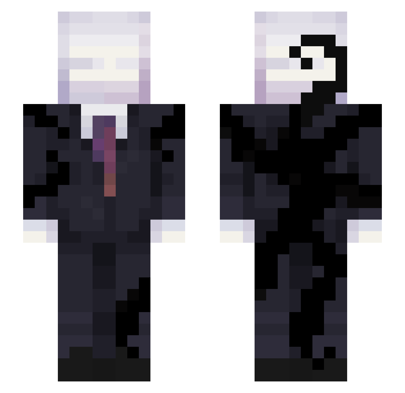 _Santiago__ Minecraft skin, front and back view