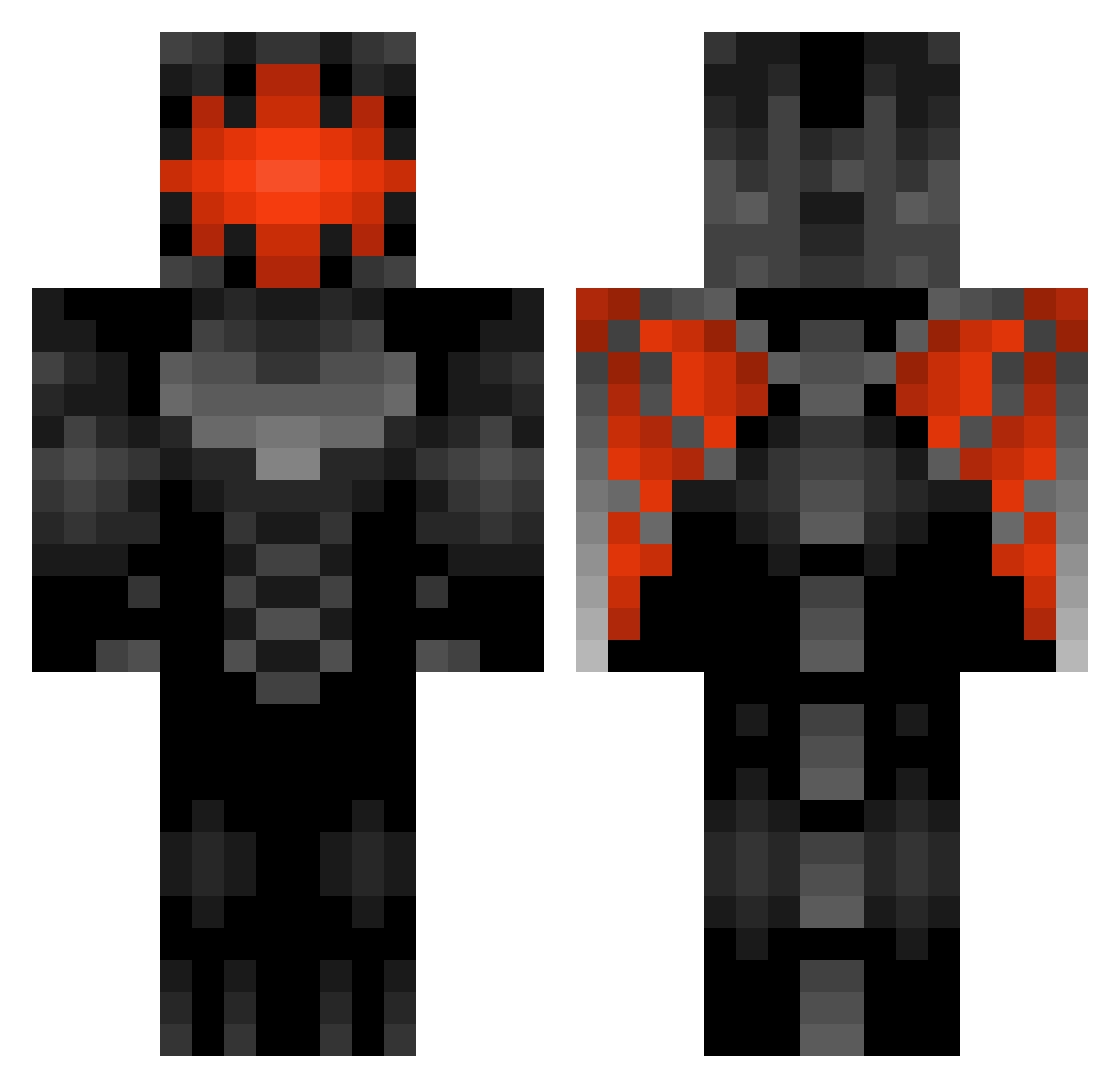 Trick_To_Hell Minecraft skin, front and back view