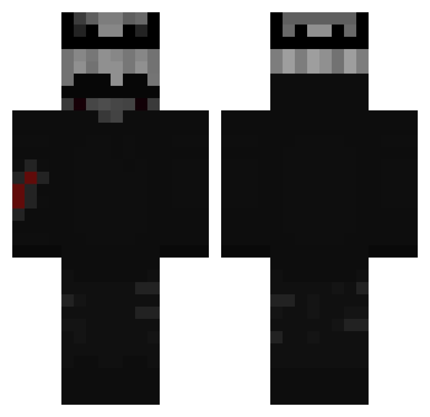 Fops89 Minecraft skin, front and back view