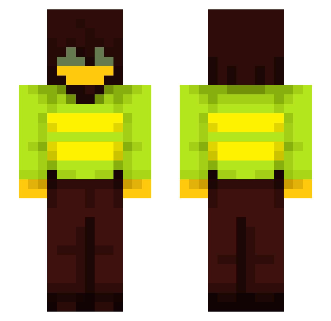 Kyle_smith2343 Minecraft skin, front and back view