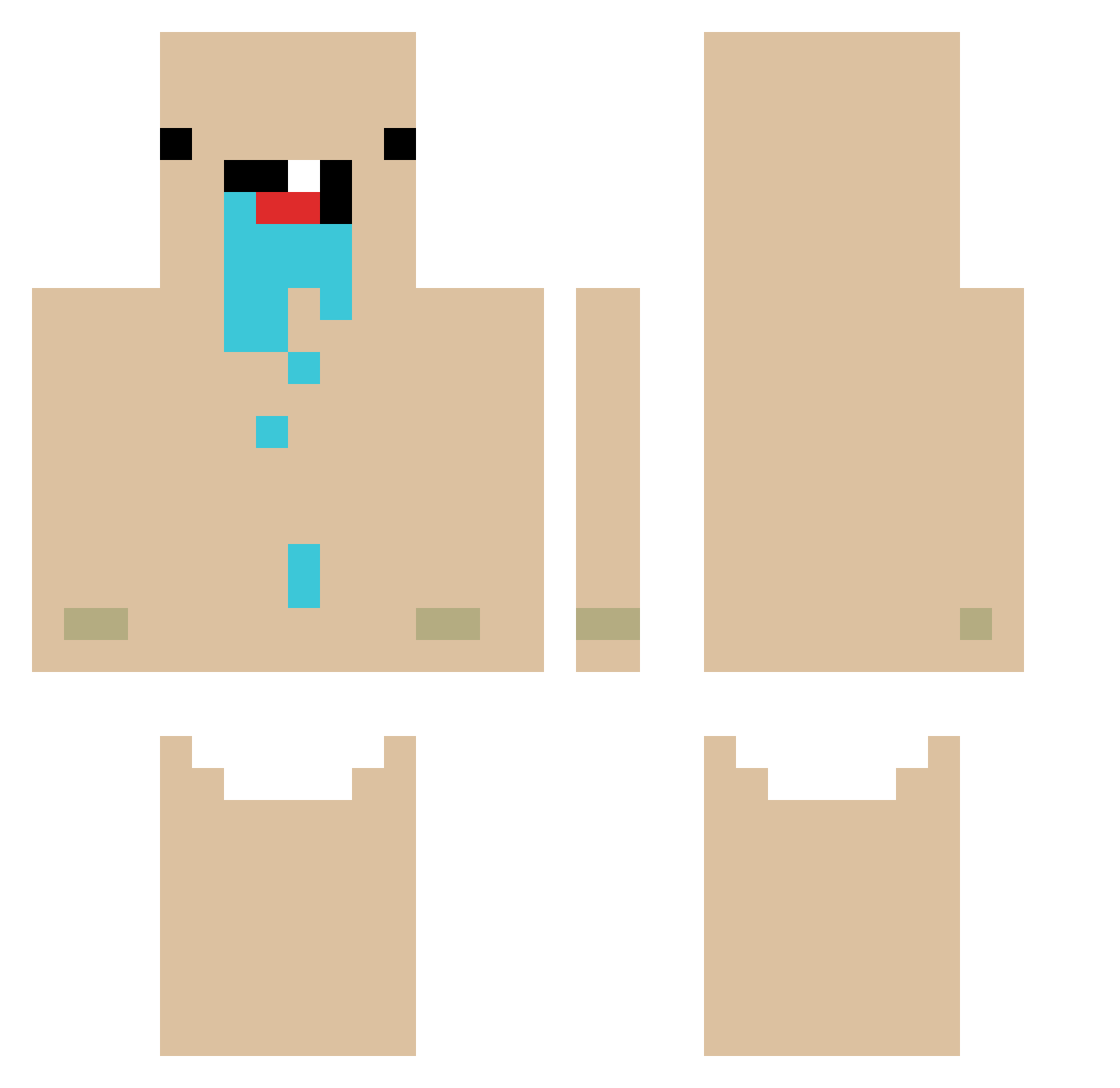 ByLucas_HD Minecraft skin, front and back view