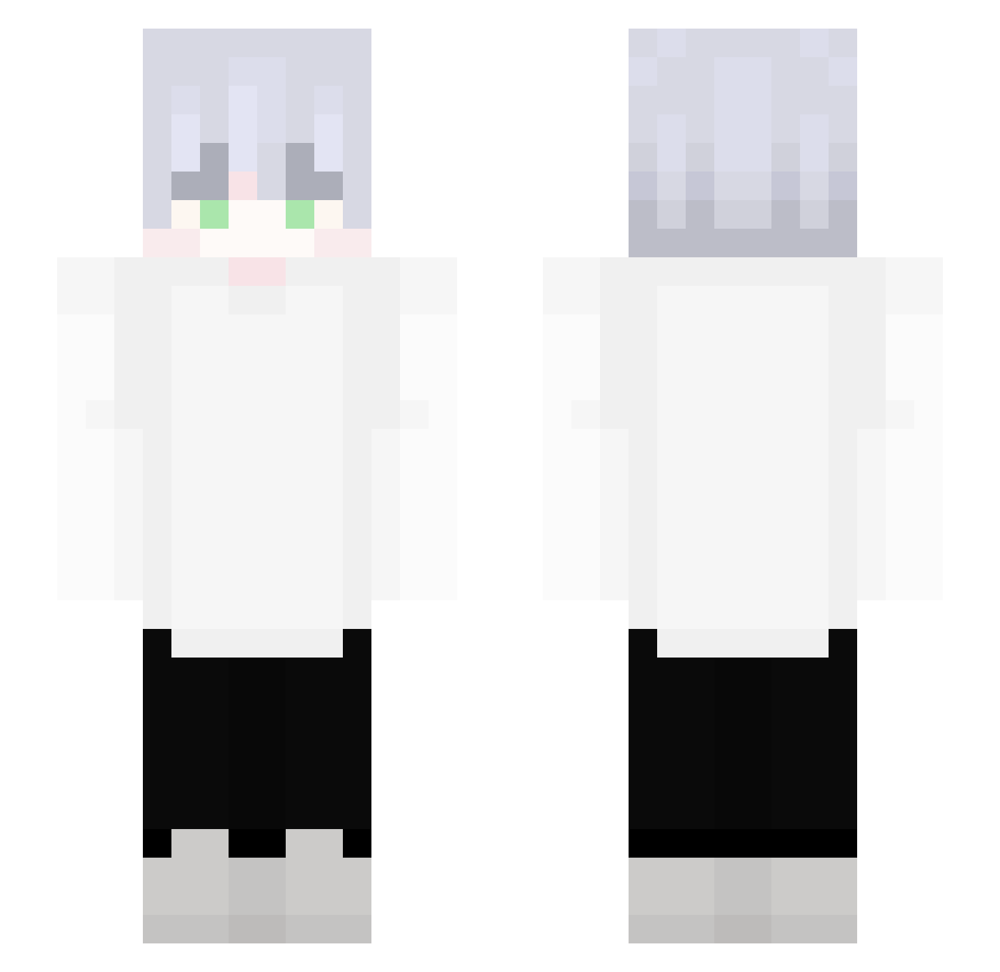 usol1 Minecraft skin, front and back view