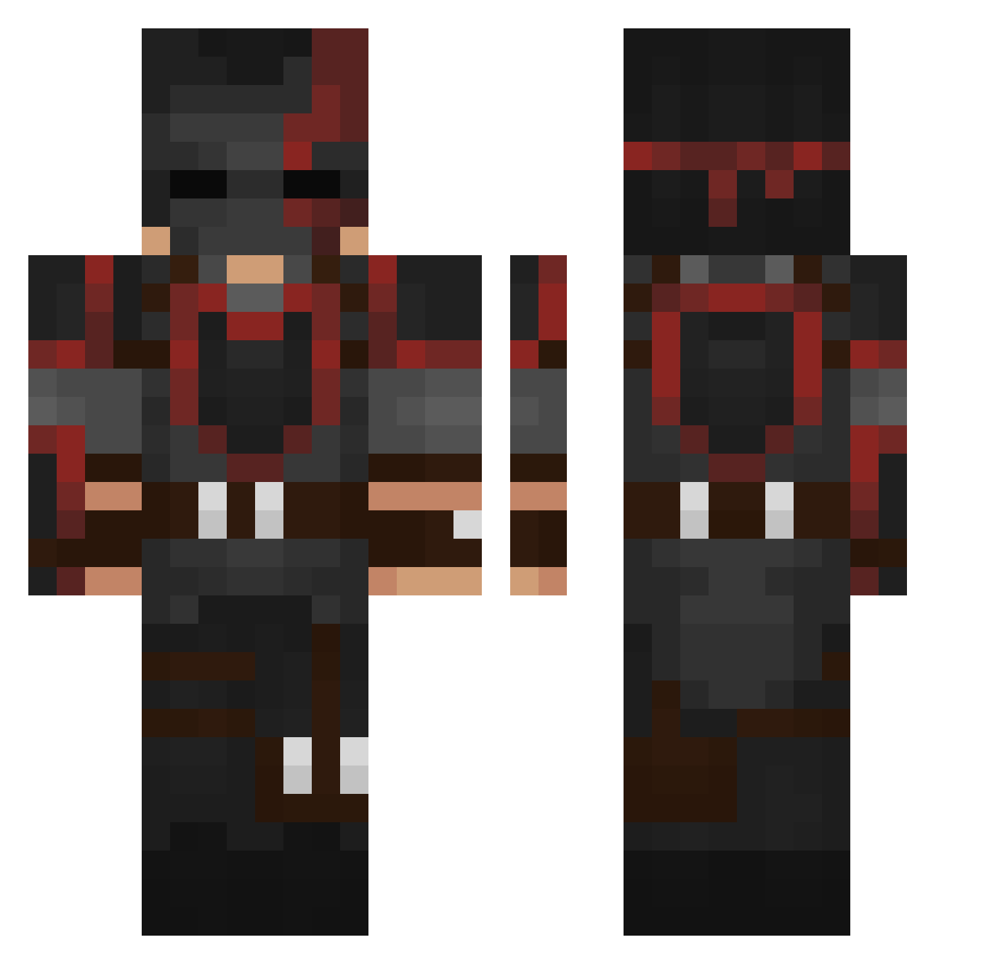 COSMICAL123_ Minecraft skin, front and back view