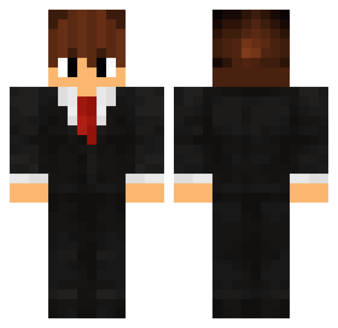 OliverDXX7712 Minecraft skin, front and back view