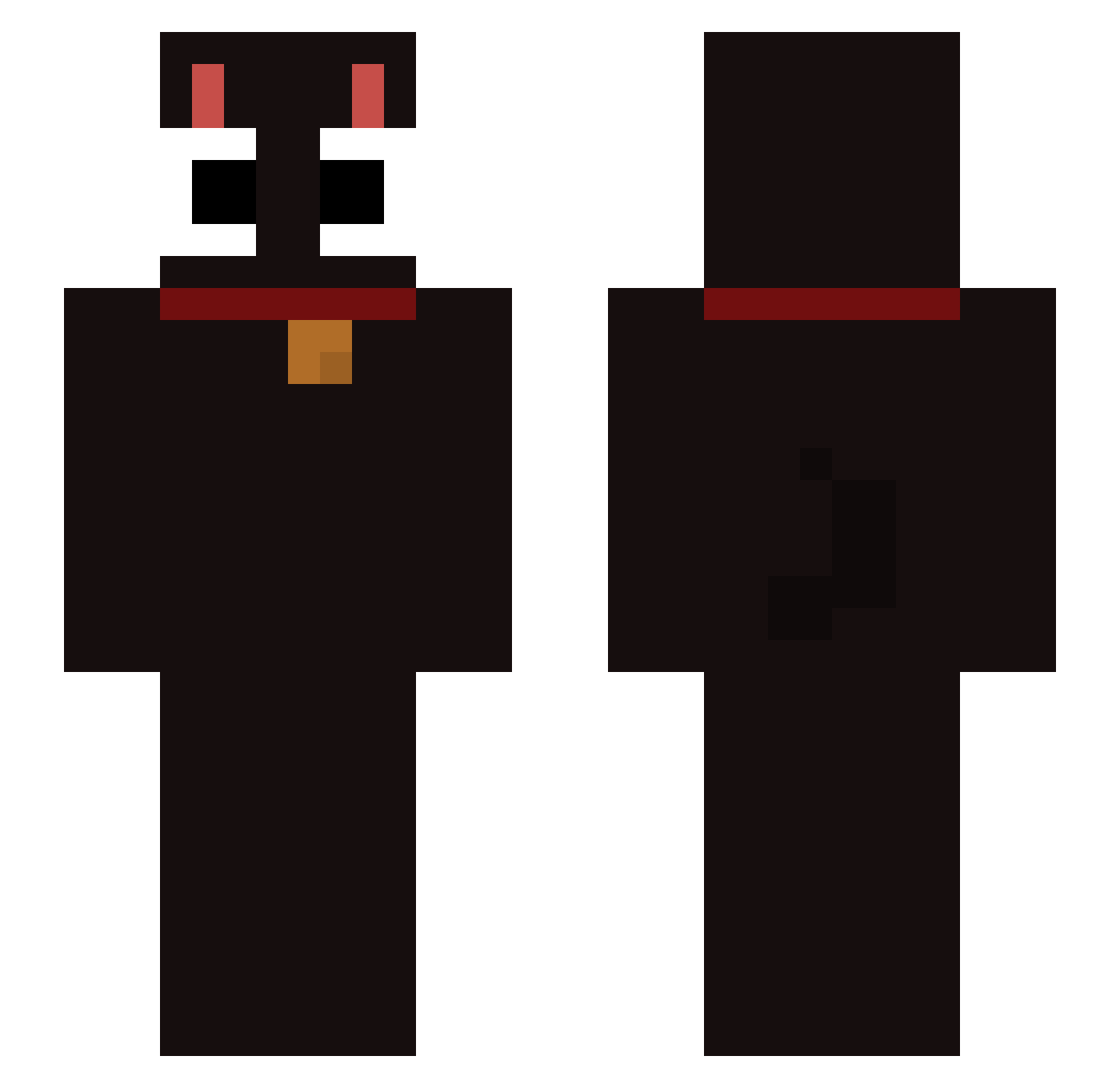 corrin__ Minecraft skin, front and back view