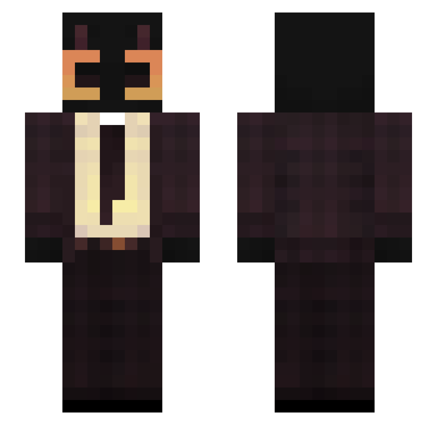 brasa1 Minecraft skin, front and back view