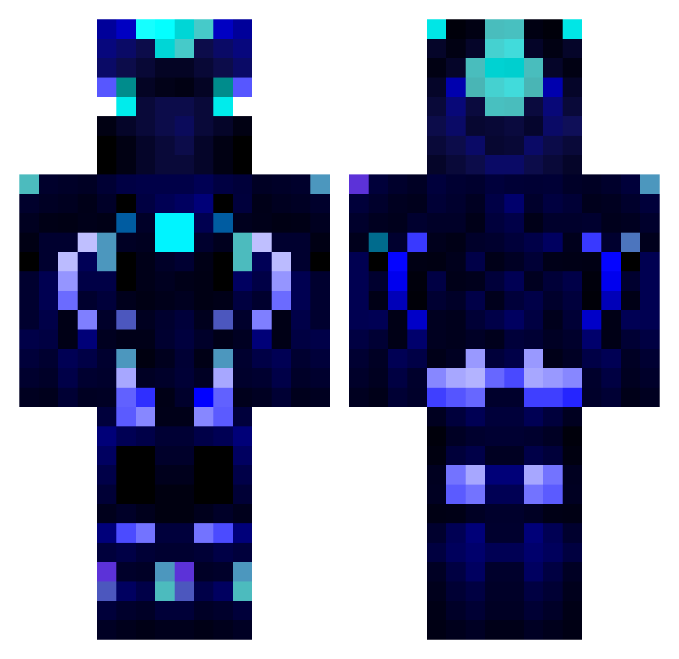 Ruben_94_ Minecraft skin, front and back view