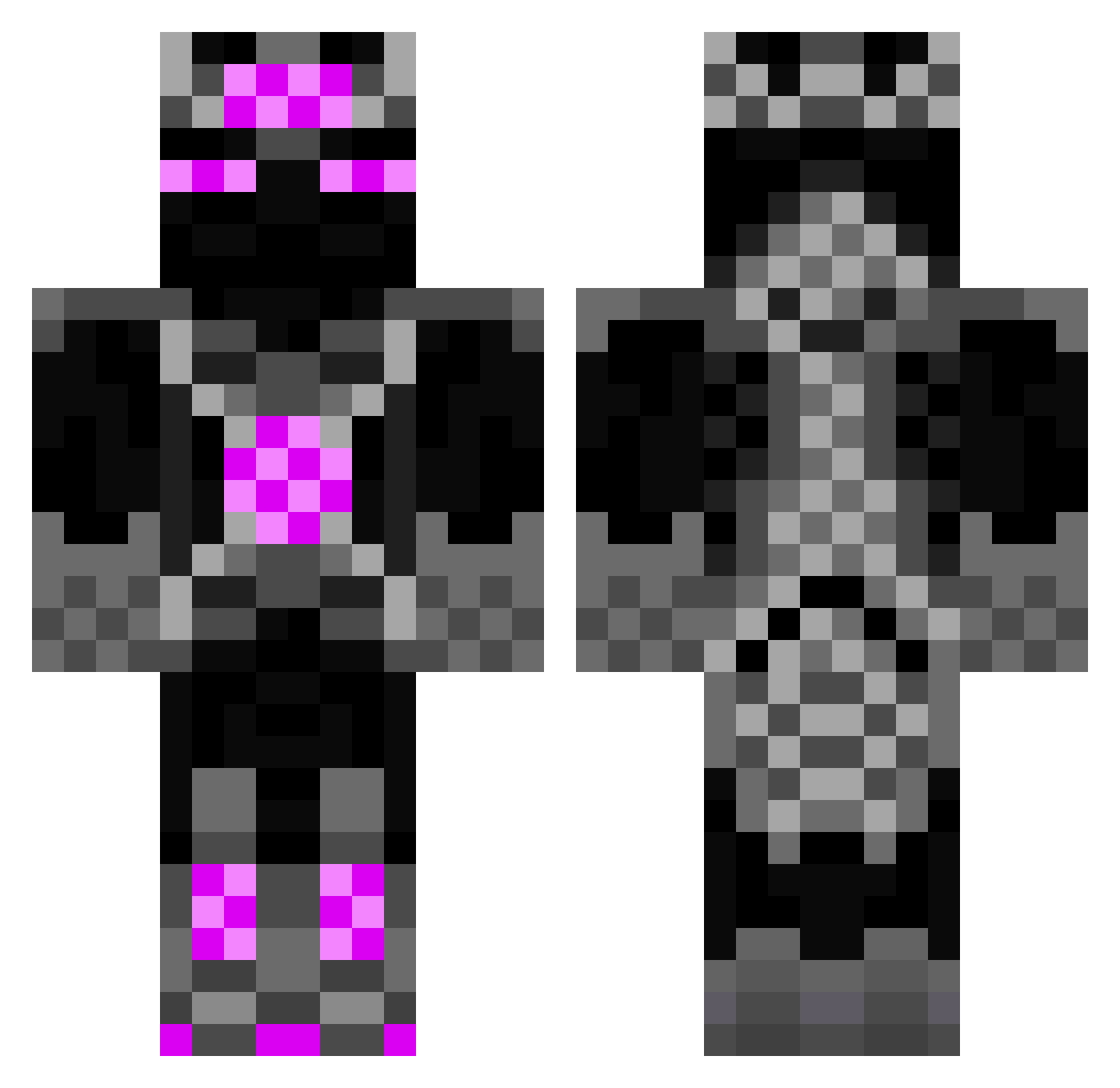 lorenzodeluca Minecraft skin, front and back view