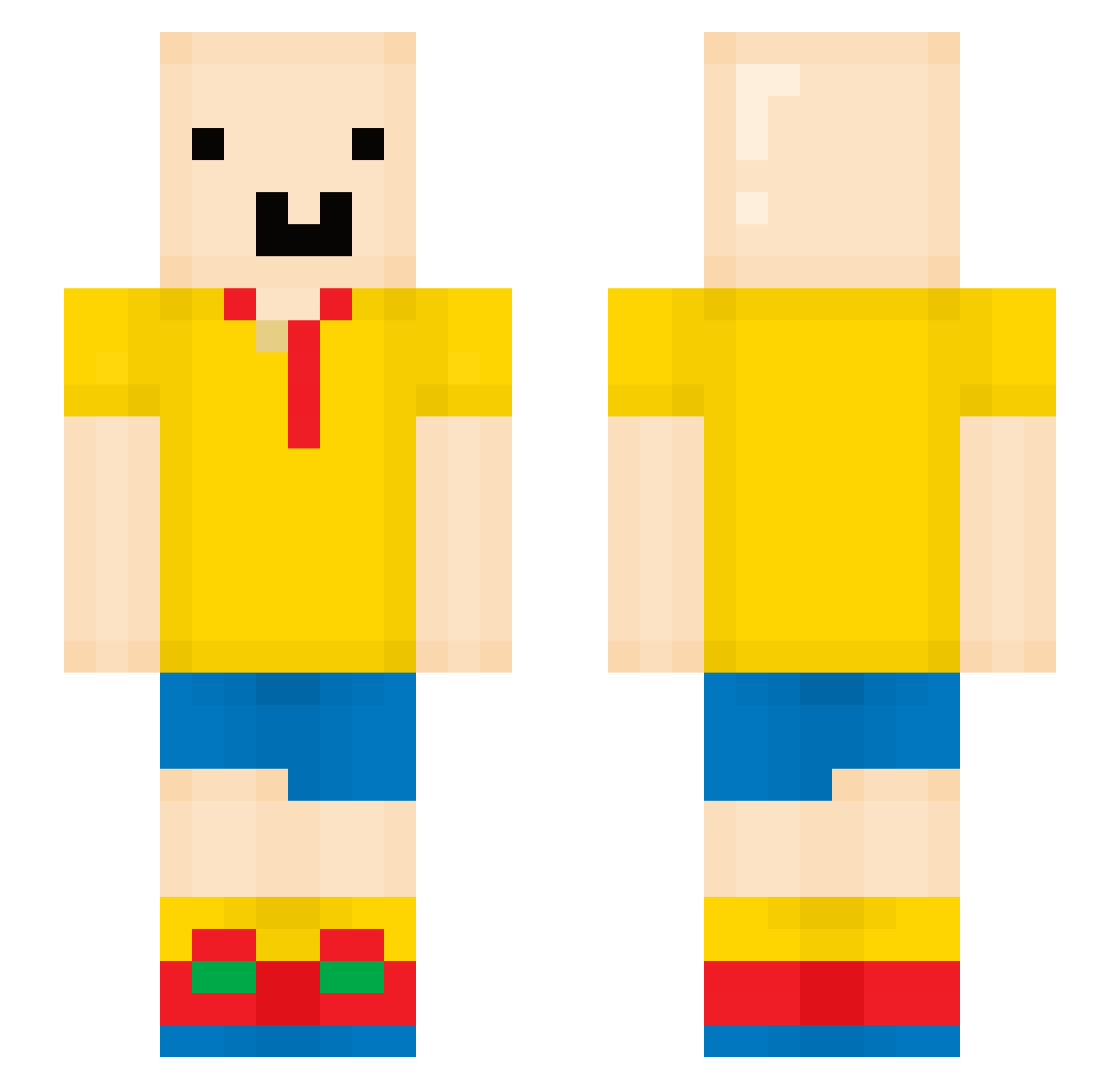 Paris_7x - caillou Minecraft skin