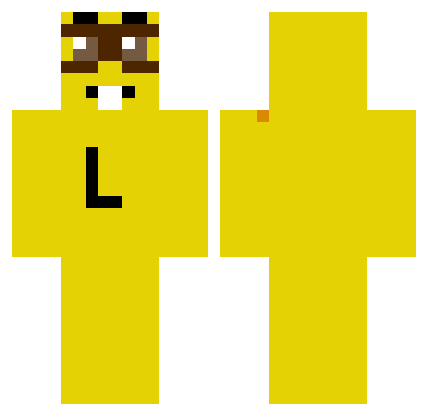 SimplyMarshall Minecraft skin, front and back view