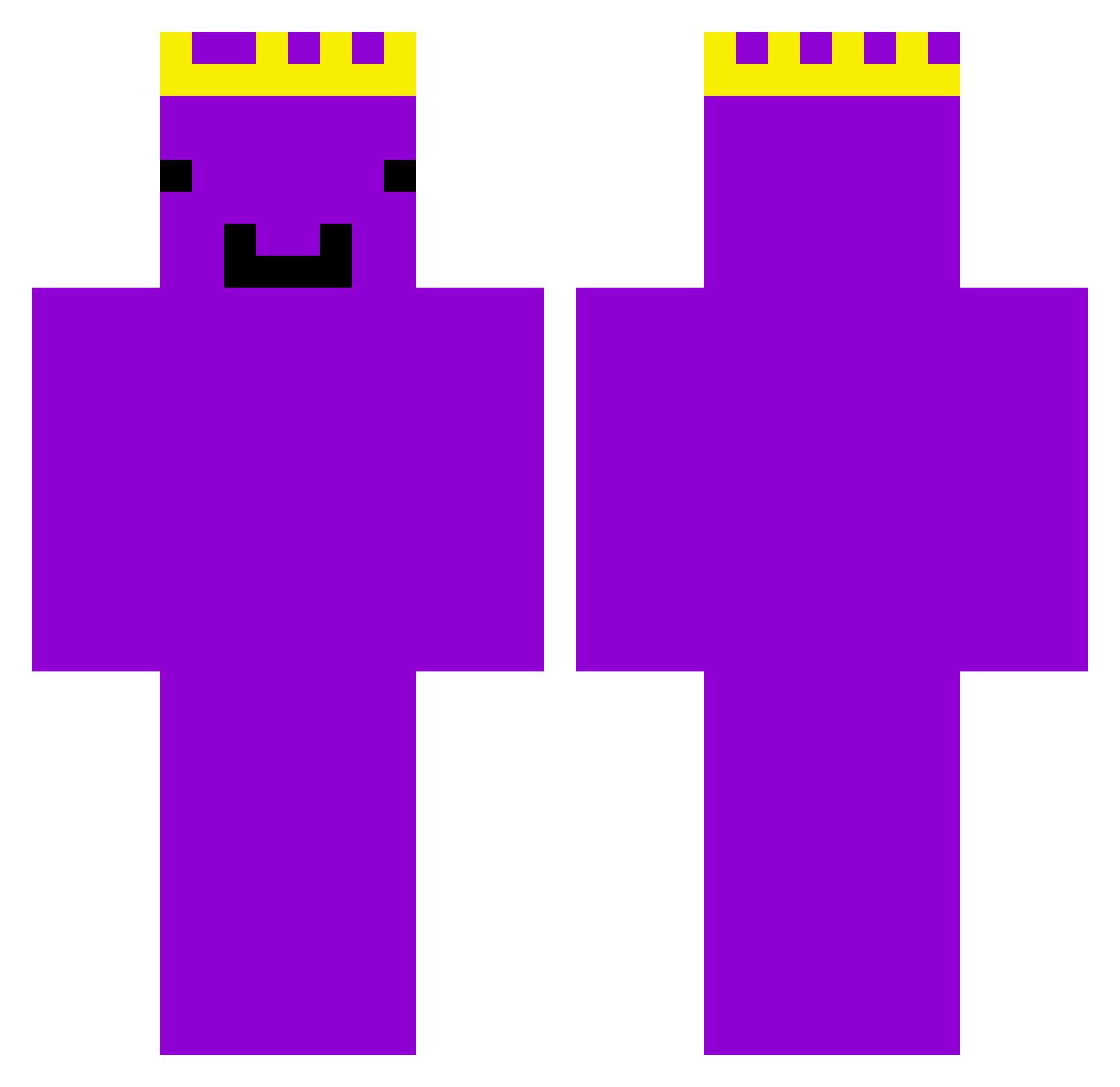 TymoteuszT16 Minecraft skin, front and back view
