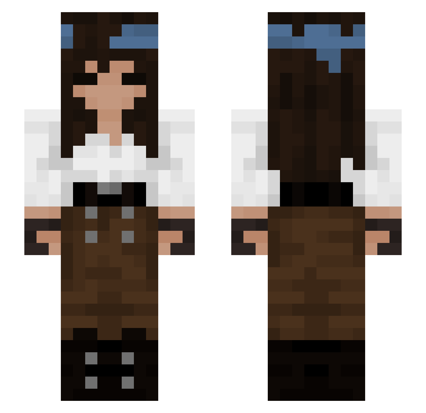 Cold_101 Minecraft skin, front and back view