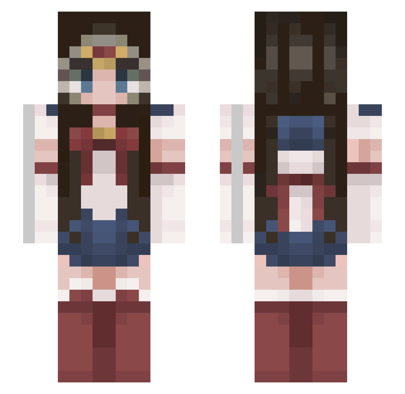 _ulamoola Minecraft skin, front and back view