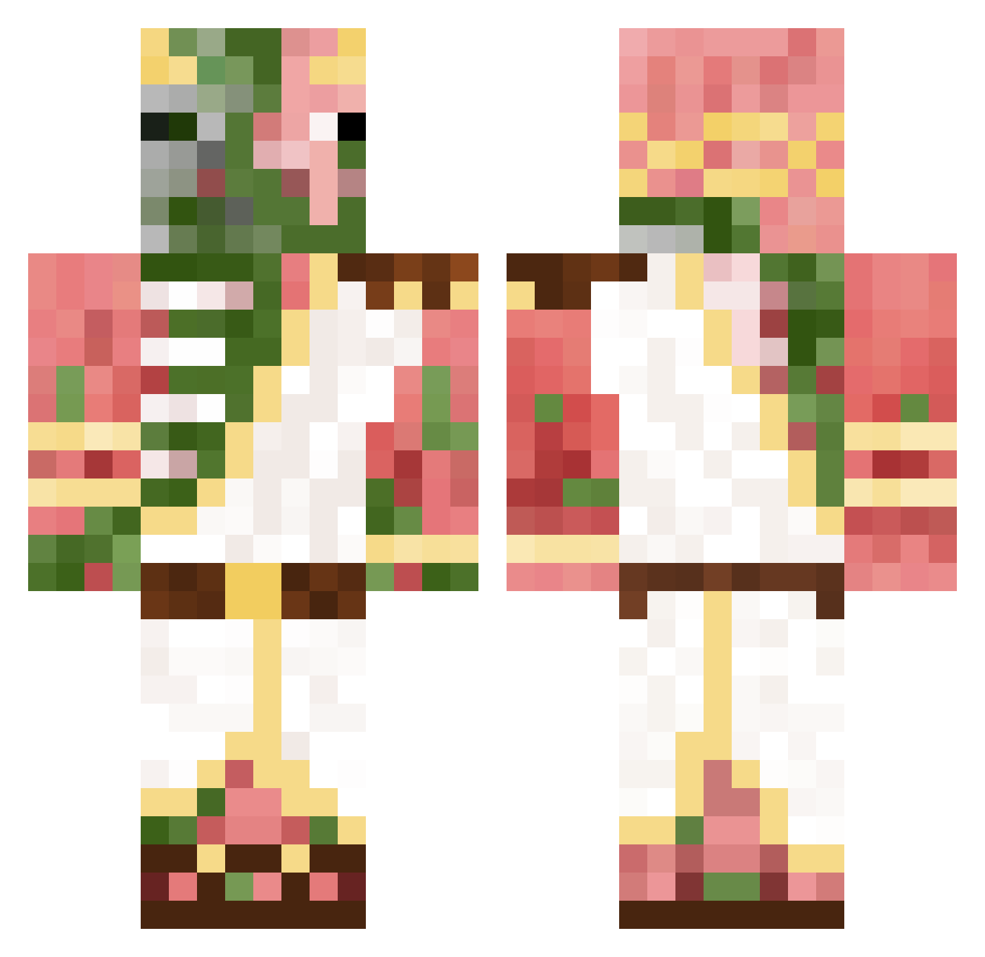 EggyBreath_ Minecraft skin, front and back view