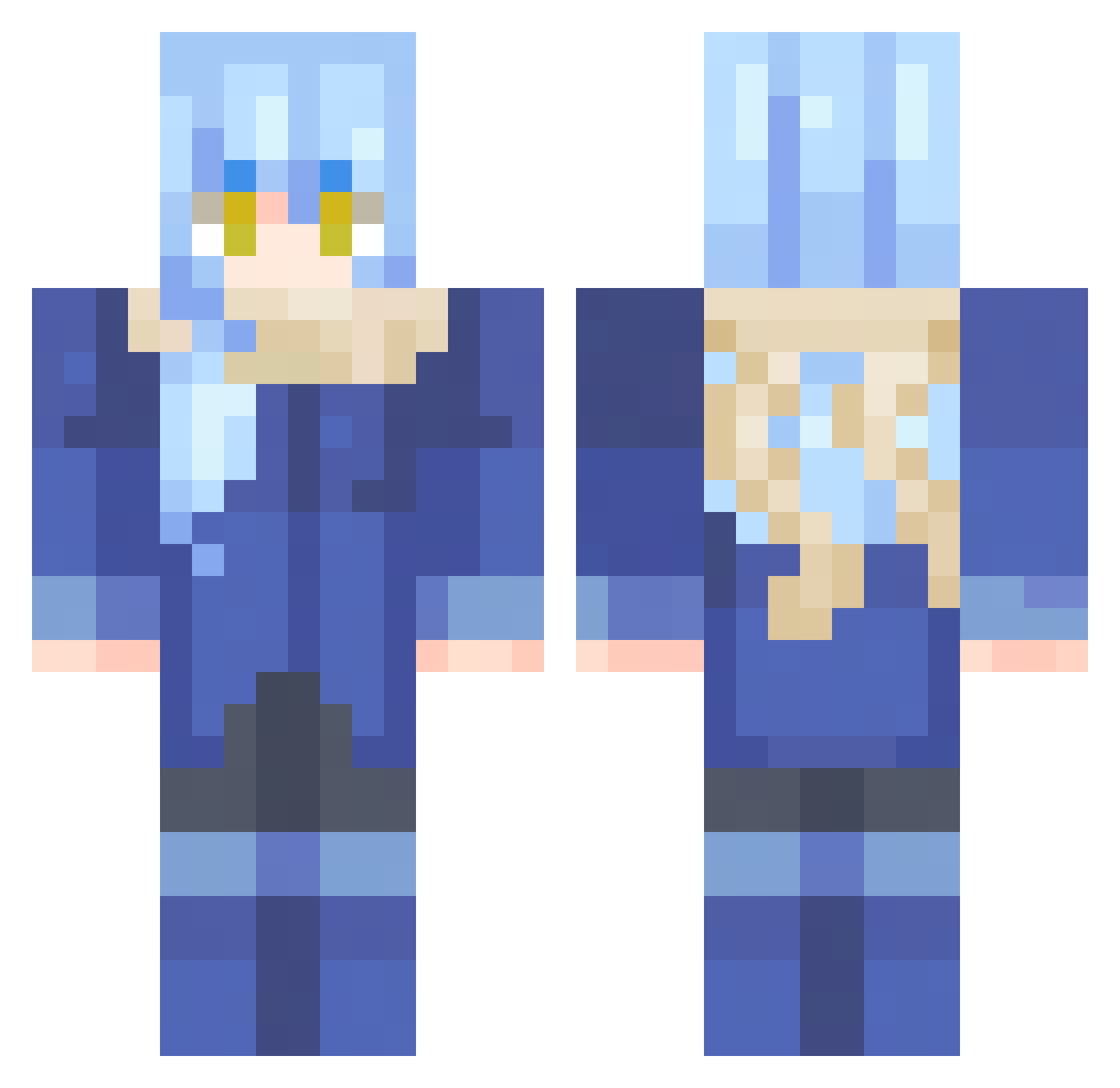zkun3278 Minecraft skin, front and back view