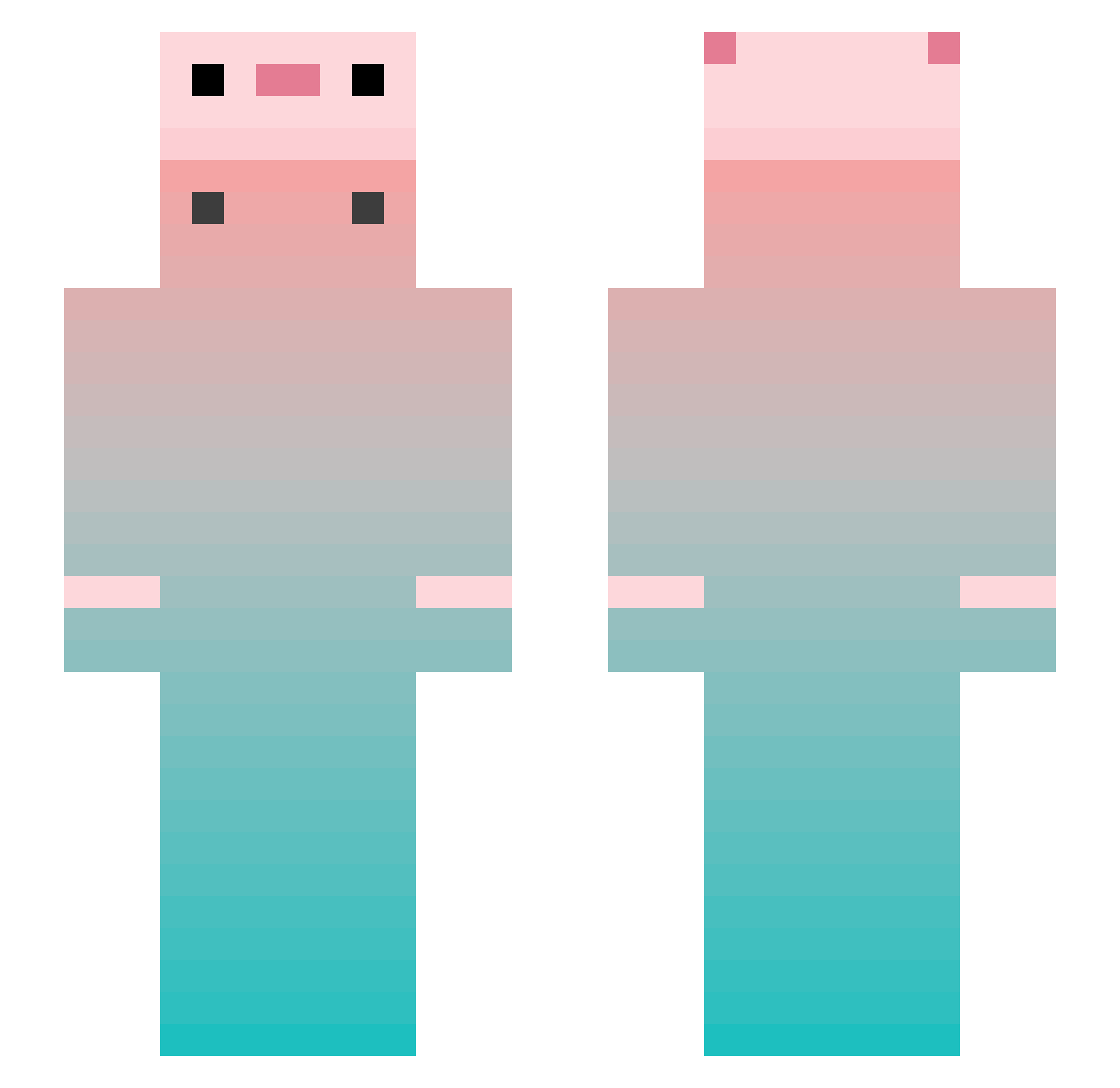 Teyzox_ Minecraft skin, front and back view