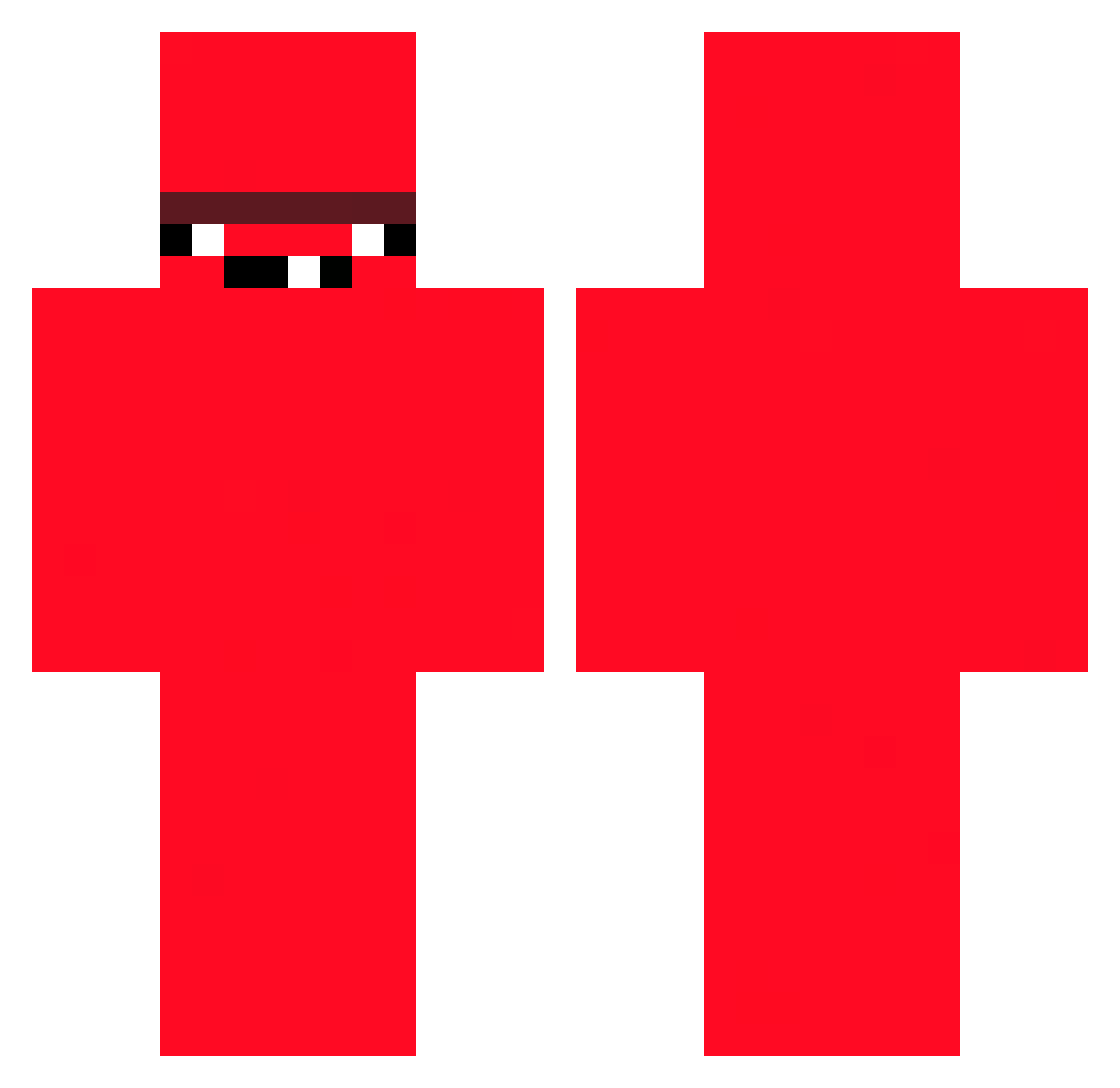 Slenderfan2 Minecraft skin, front and back view