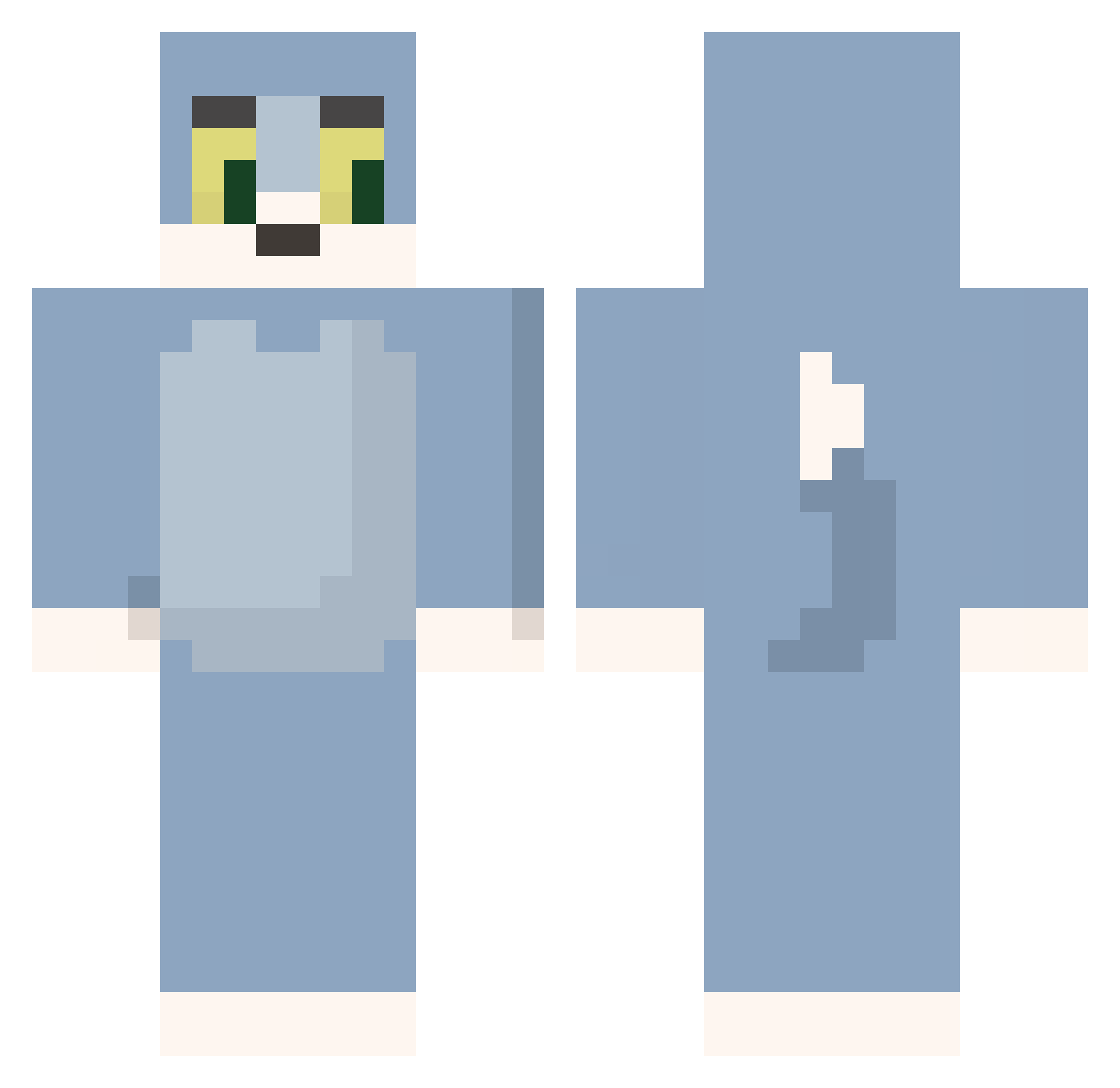 boiamaxim Minecraft skin, front and back view