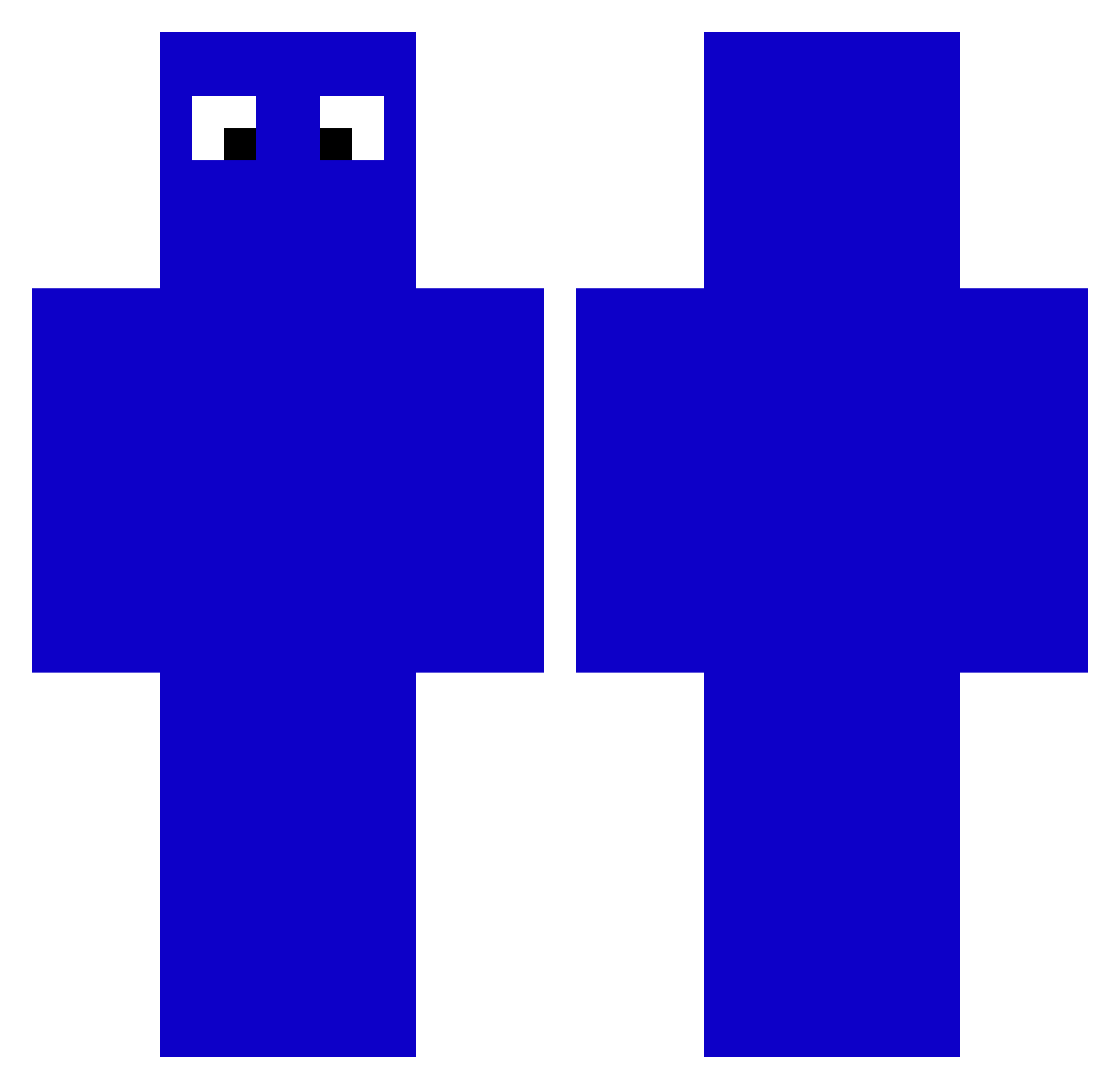 YeetyDan Minecraft skin, front and back view