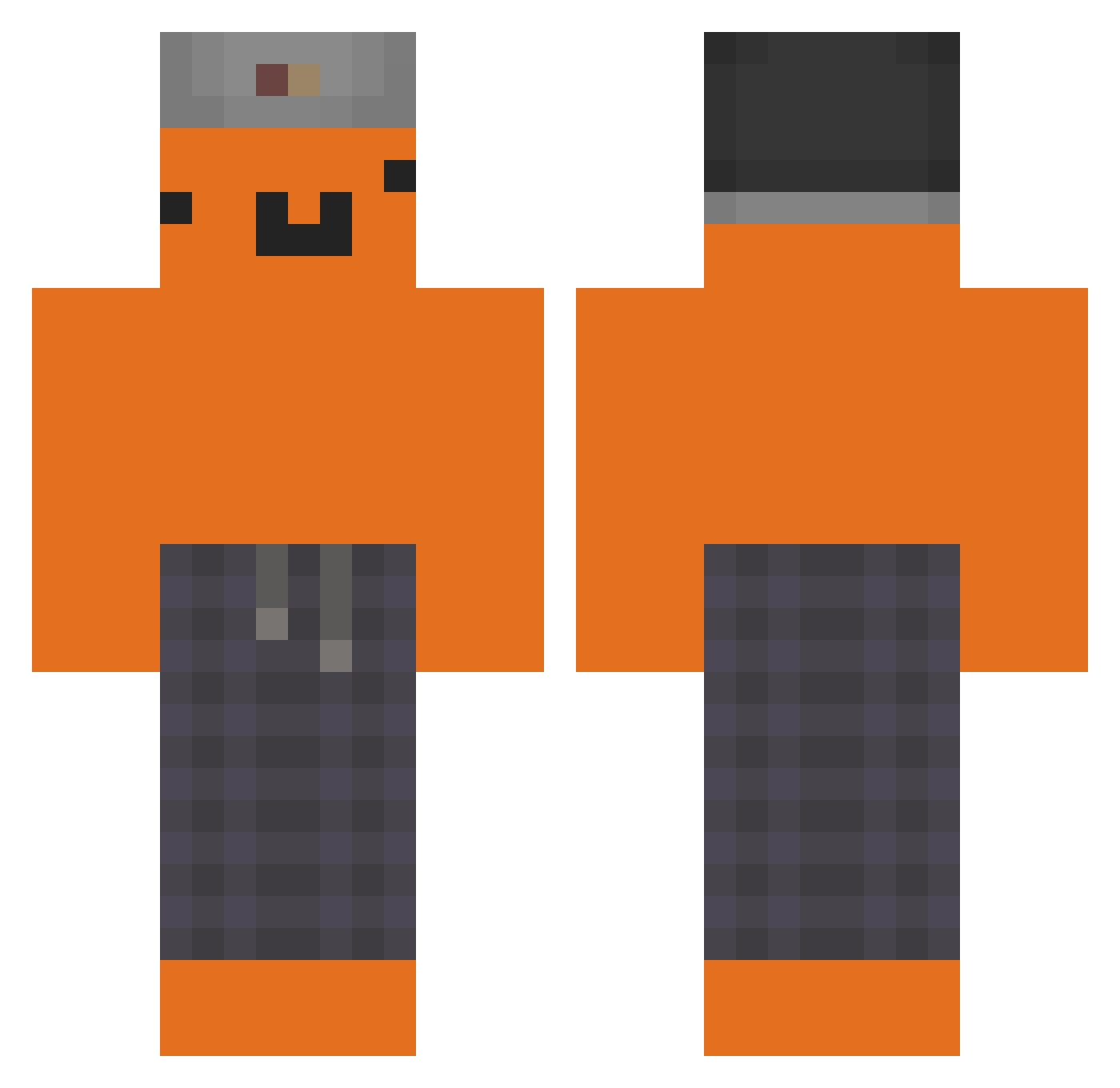 _KokleC_ Minecraft skin, front and back view
