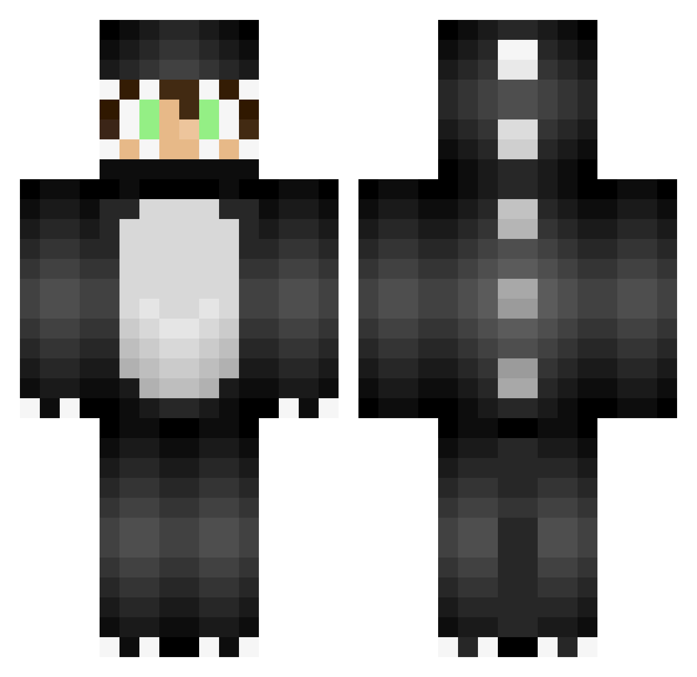 FloMinecraft213 Minecraft skin, front and back view