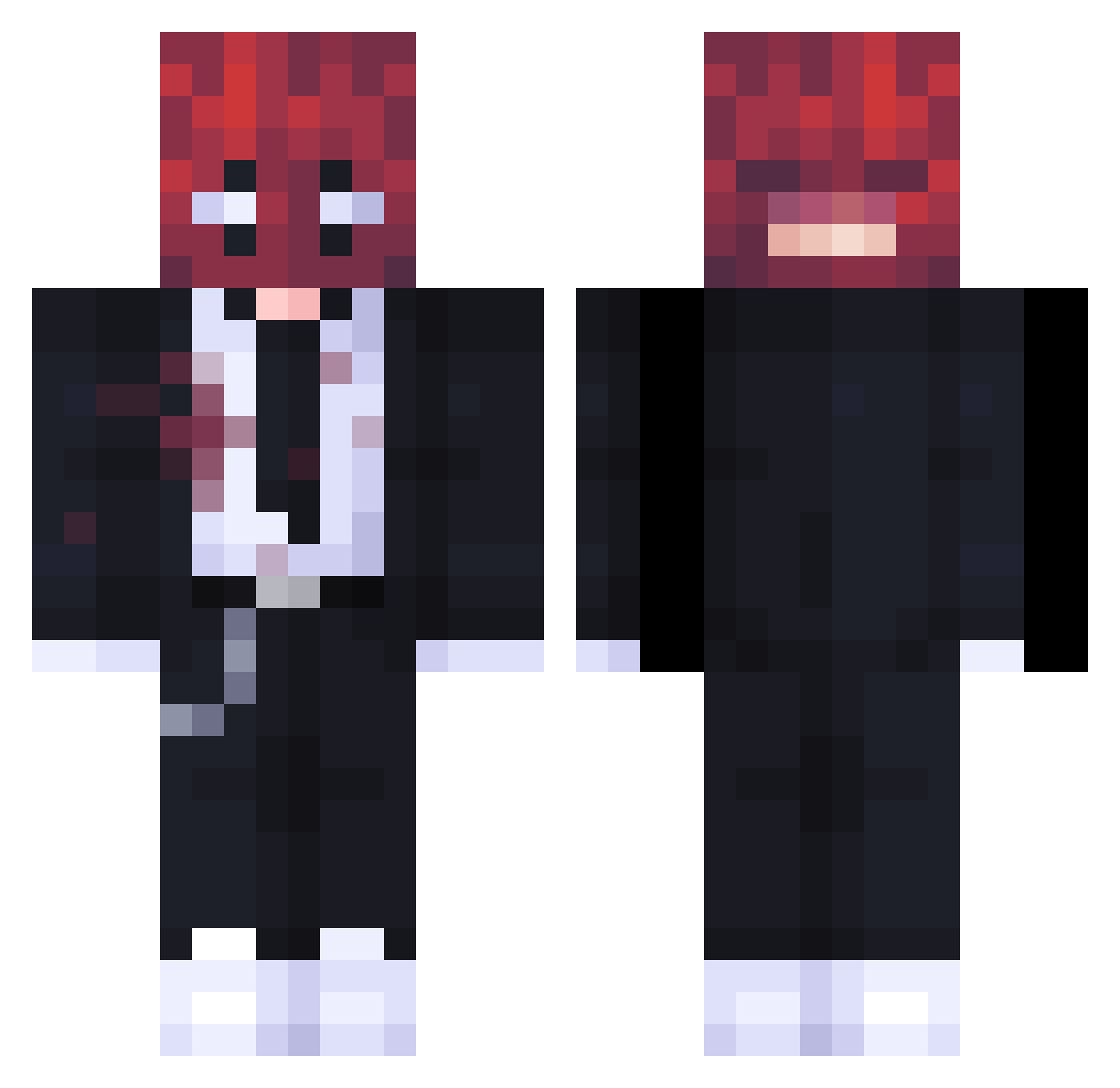 Matias85 Minecraft skin, front and back view