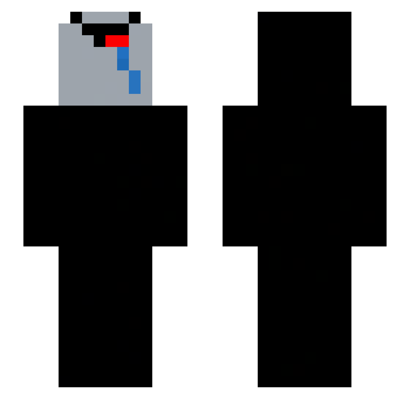 ytdyln Minecraft skin, front and back view